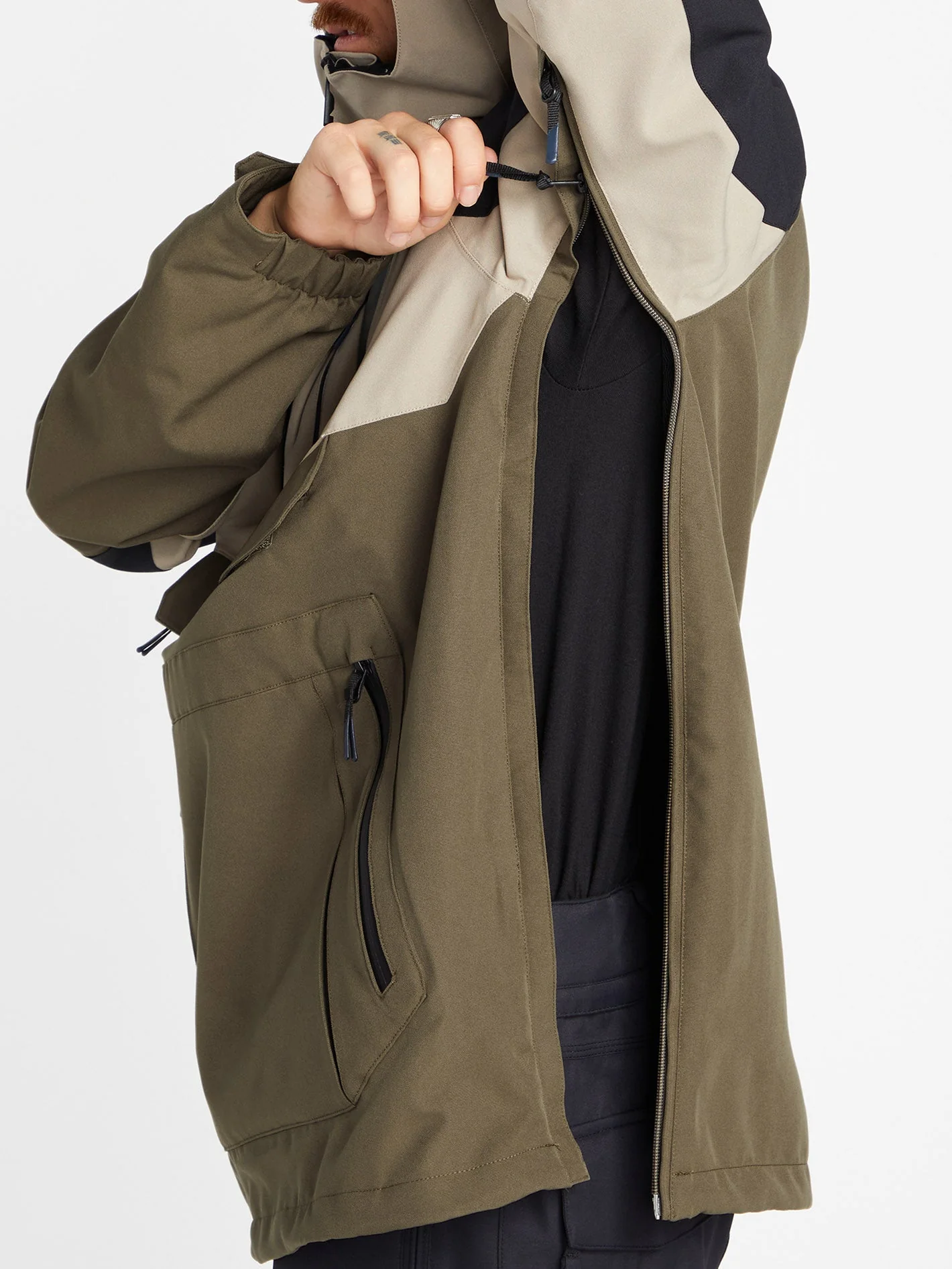 Veste de snow Brighton Pullover - Dark Khaki - Image 13