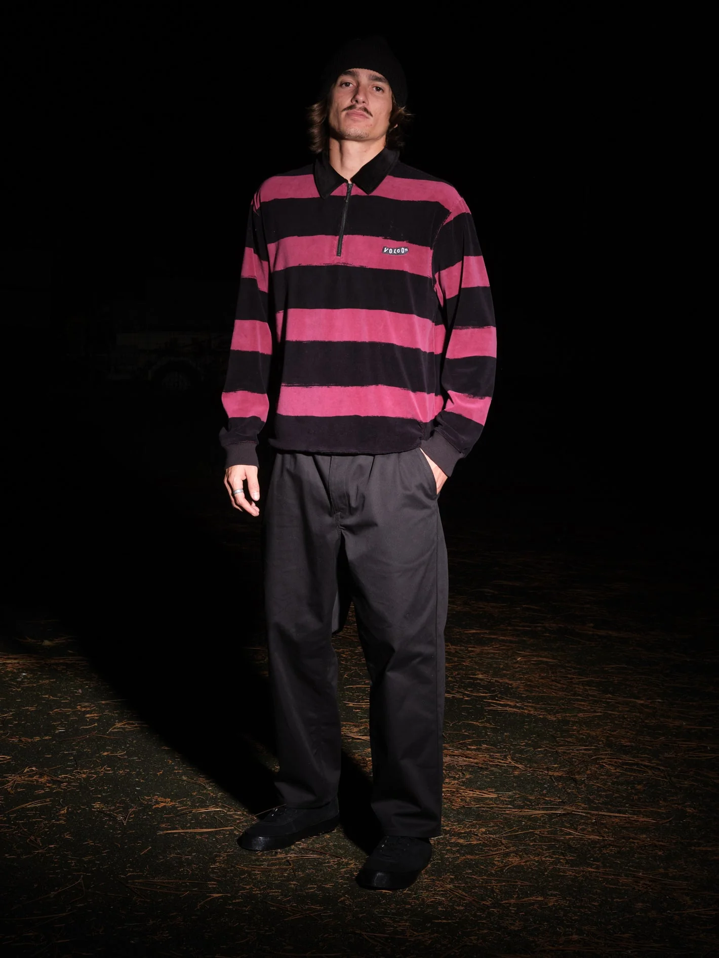 Pantalon Chino Pleat Briqlayer - BLACK - Image 3