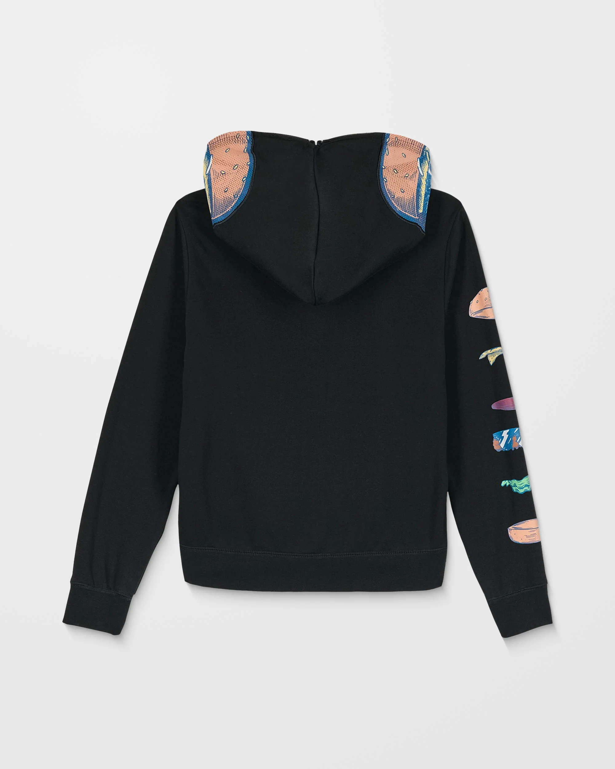 Sweat À Capuche Zippé Burgstone Full - Black - (ENFANT) - Image 2