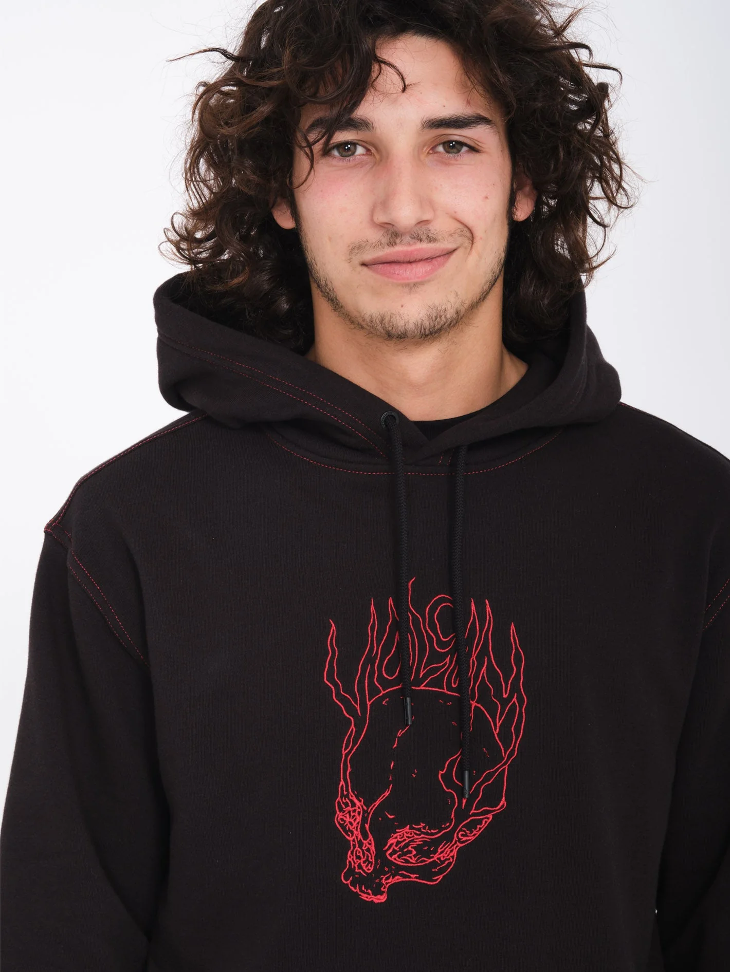 Sweat à capuche Burnher - BLACK - Image 4