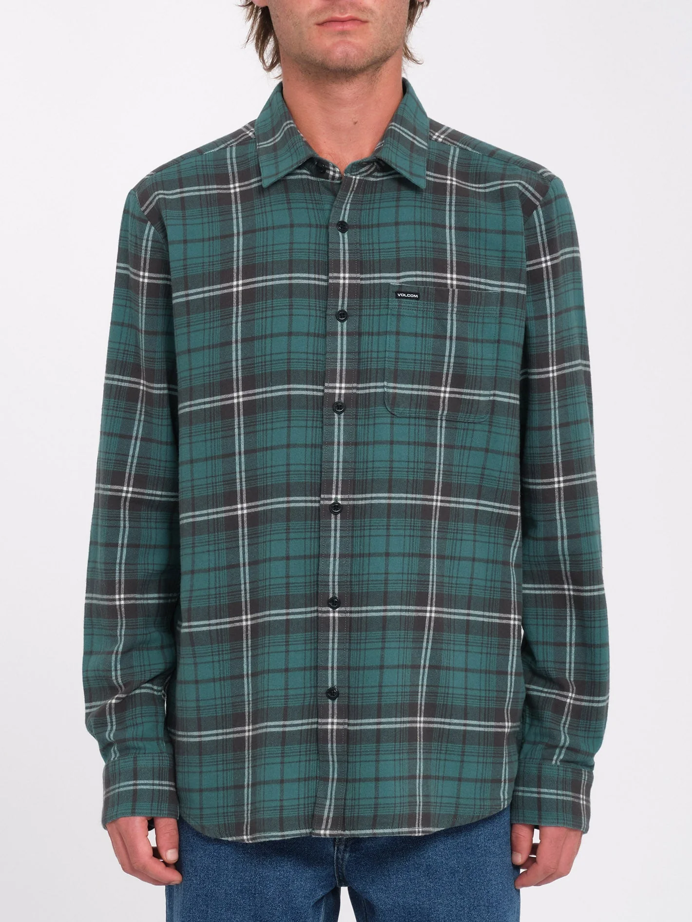 Chemise Caden Plaid - SEA GREEN