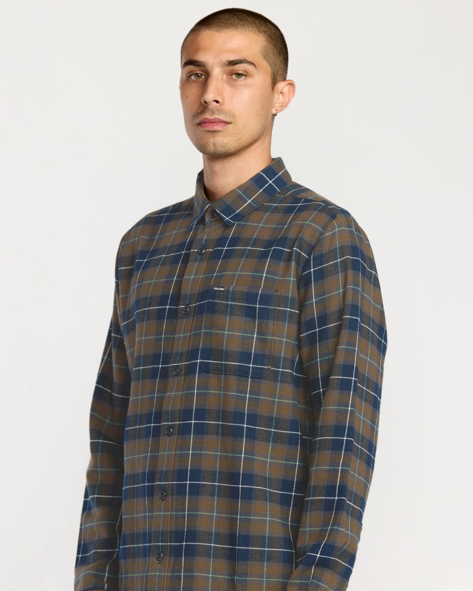 Chemise Caden Plaid - Navy - Image 3