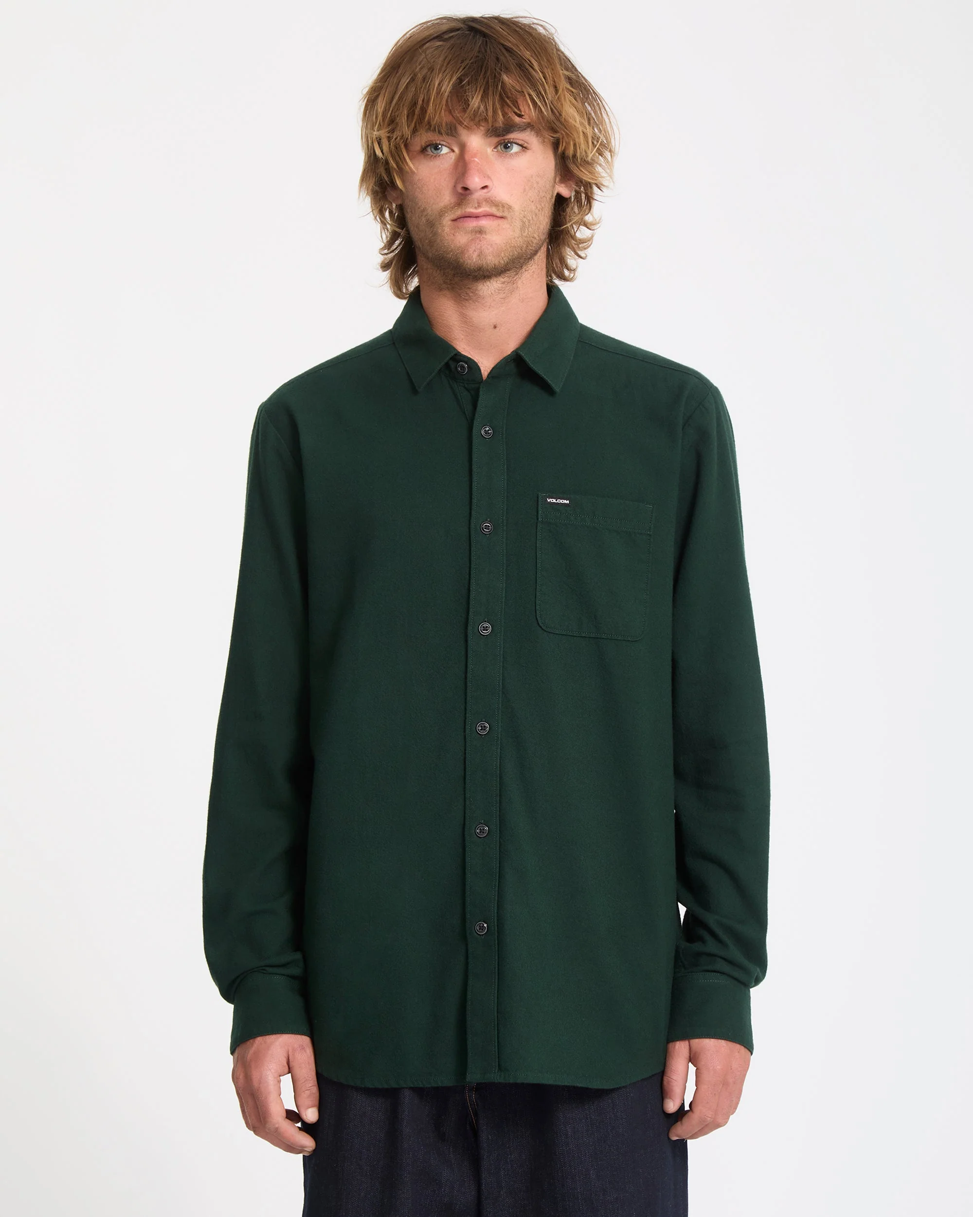 Chemise Caden Solid - Scarab