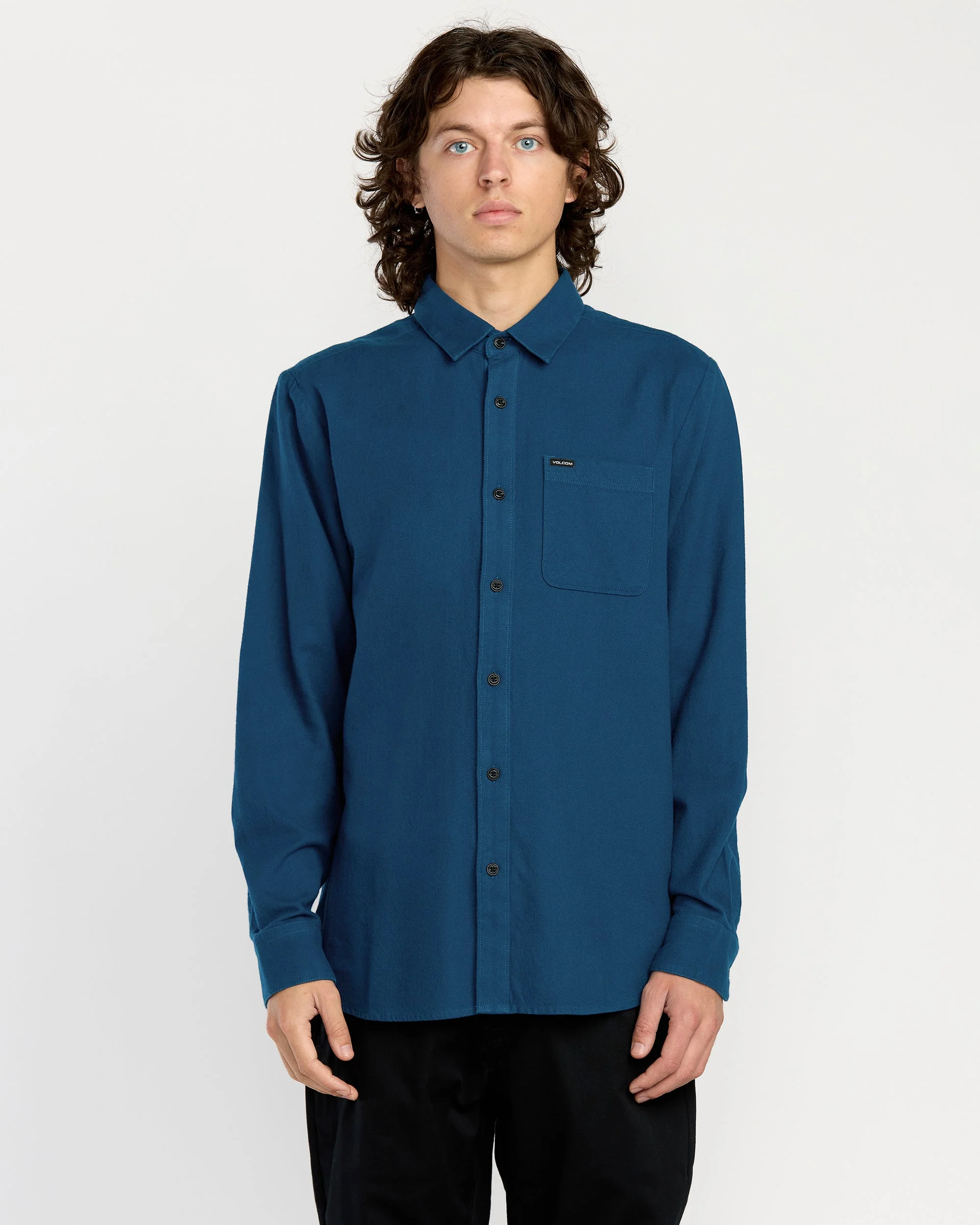 Chemise Caden Solid - Cosmic Blue