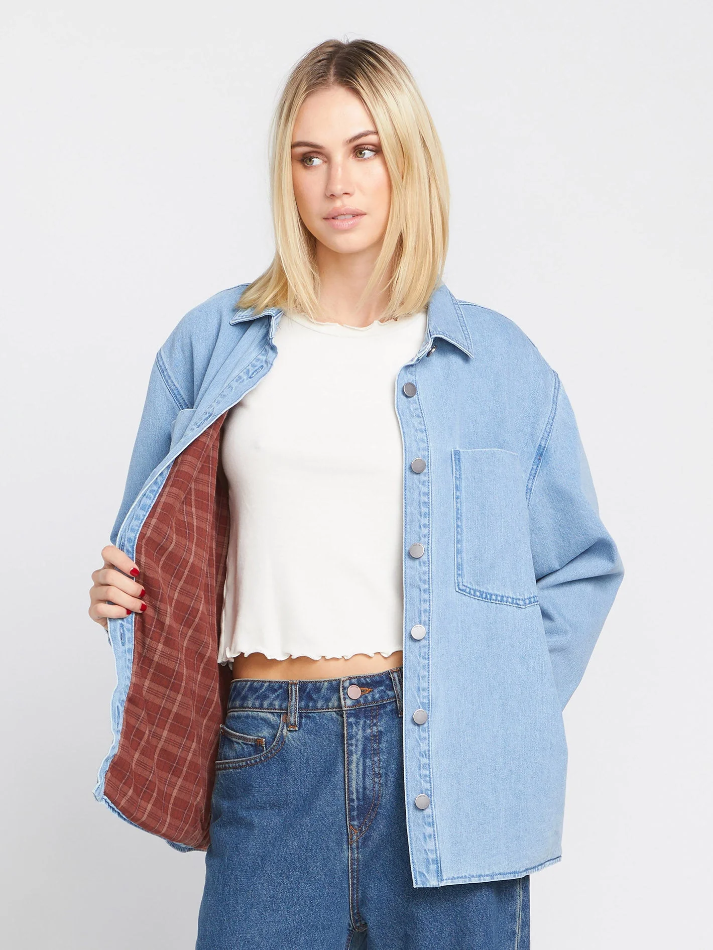 Veste Chill Trap Shacket - CHINA BLUE