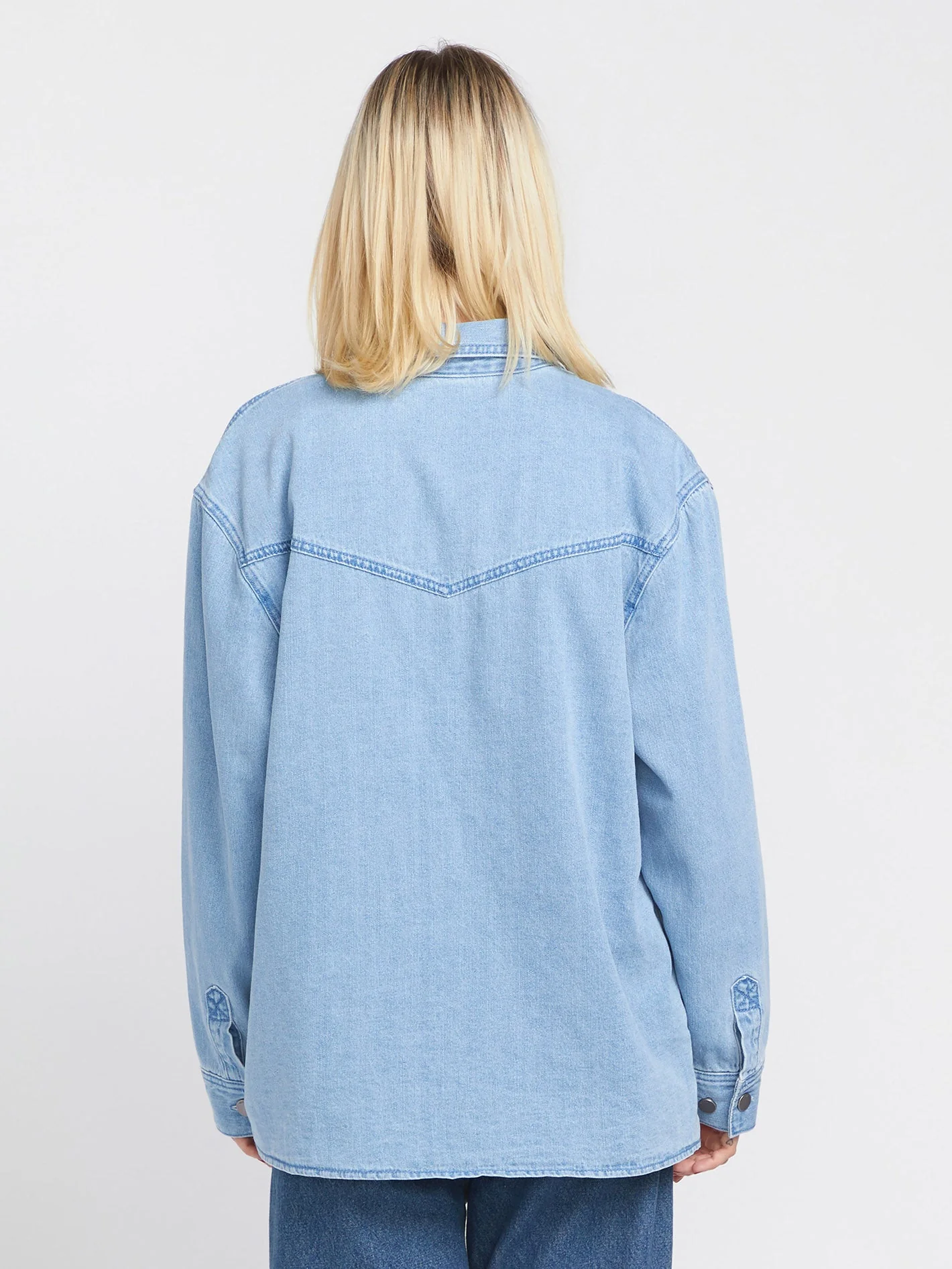 Veste Chill Trap Shacket - CHINA BLUE - Image 3