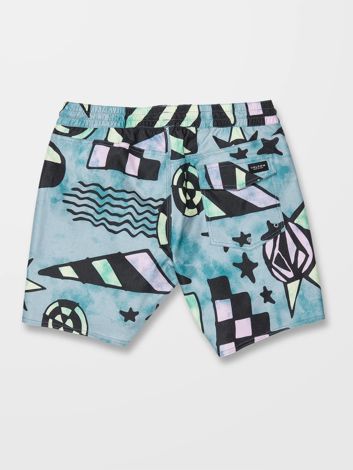 Boardshort Chlorine Killer Stoney 17" - TEMPLE TEAL - Image 4