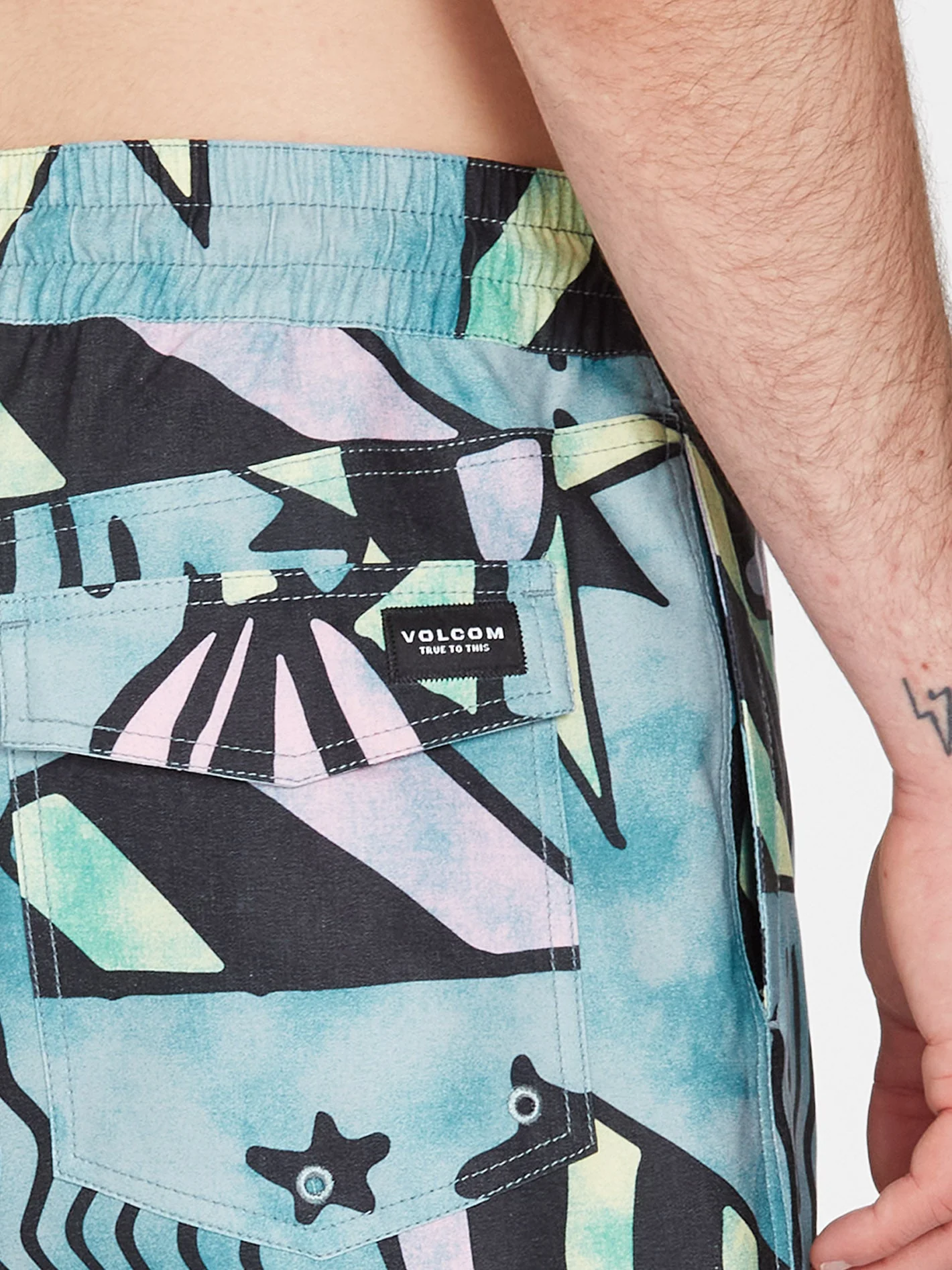Boardshort Chlorine Killer Stoney 17" - TEMPLE TEAL - Image 6