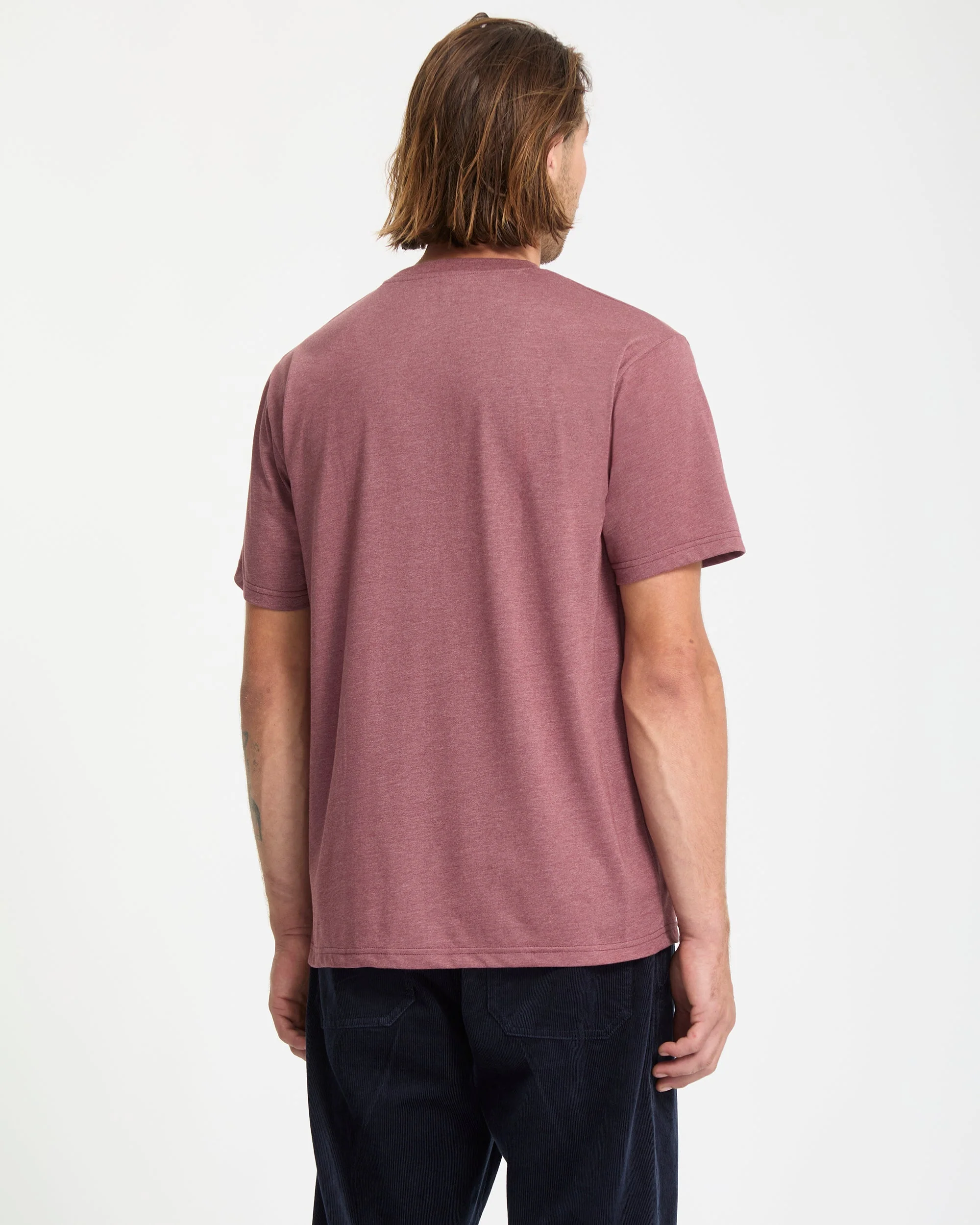 T-Shirt Circle Blanks - Merlot - Image 2
