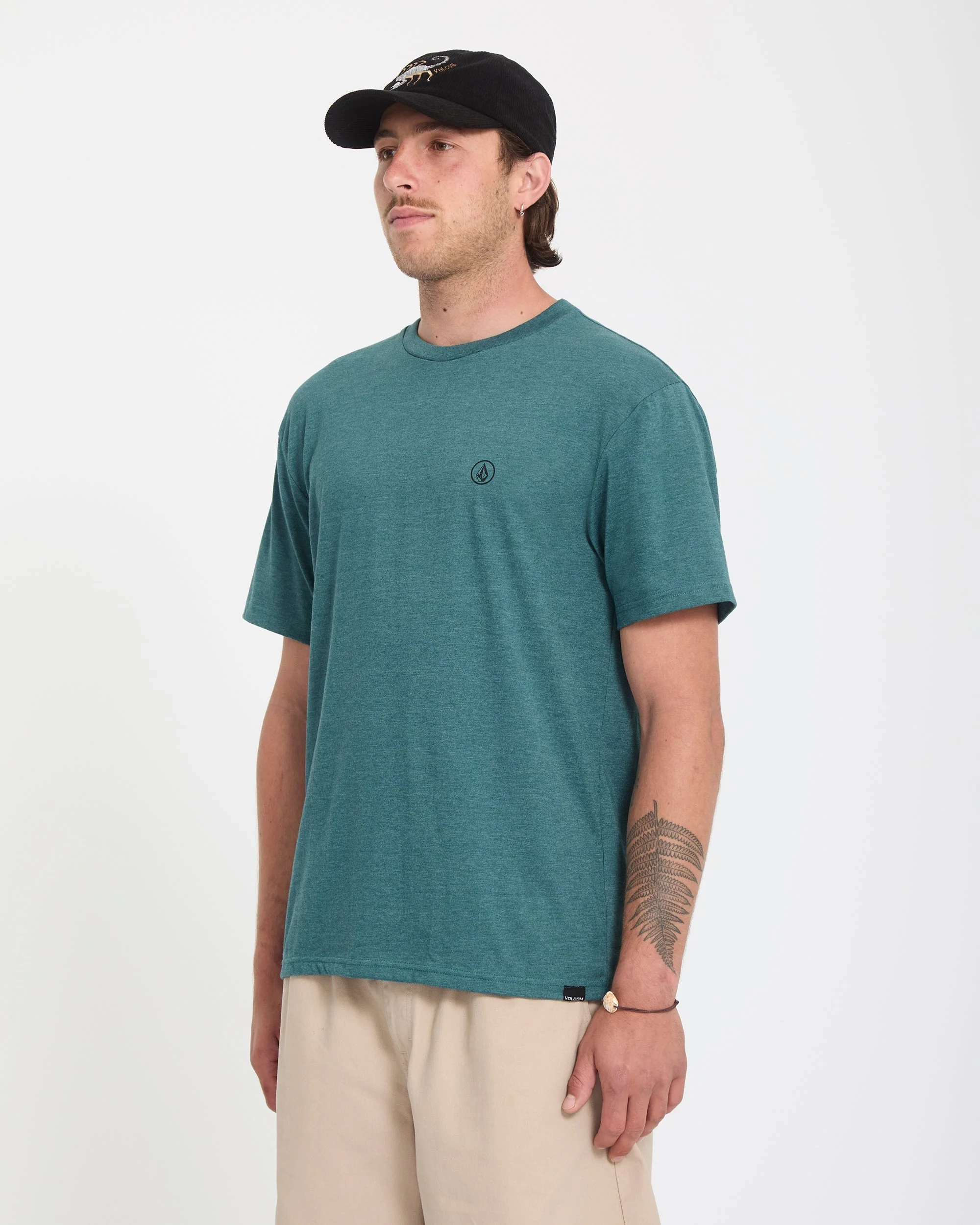 T-shirt Circle Blanks - Rifle Green - Image 3