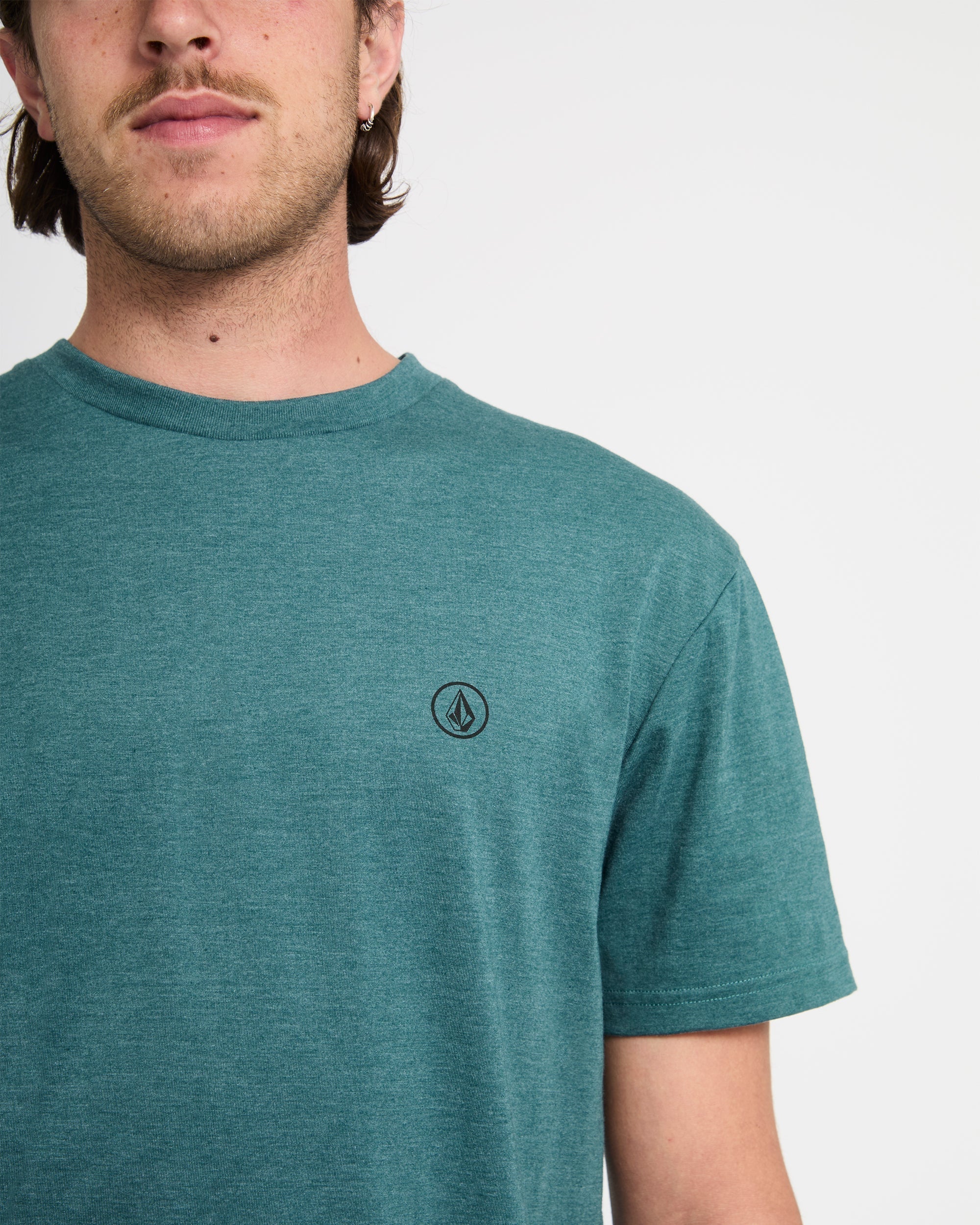 T-shirt Circle Blanks - Rifle Green - Image 4