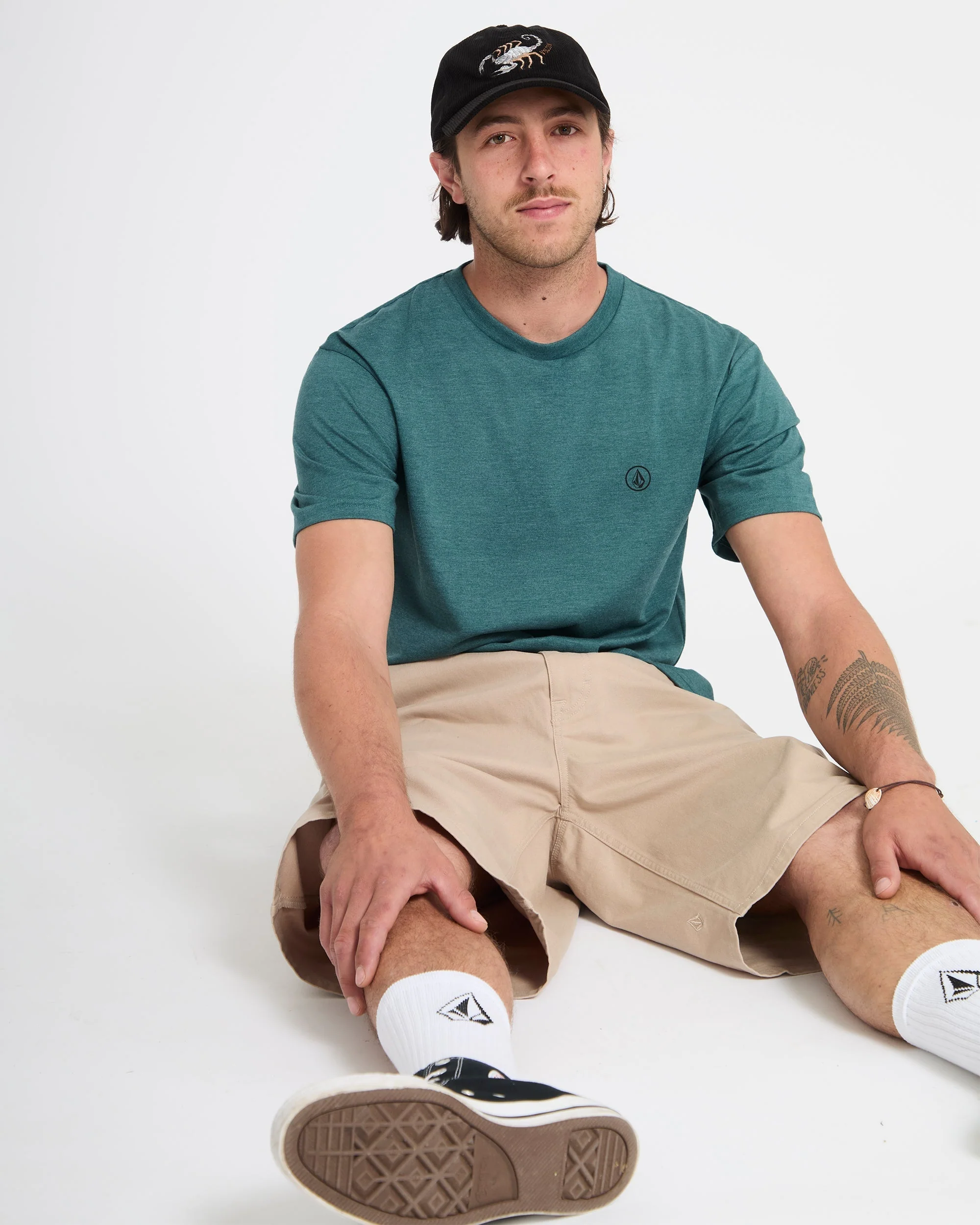 T-shirt Circle Blanks - Rifle Green - Image 6