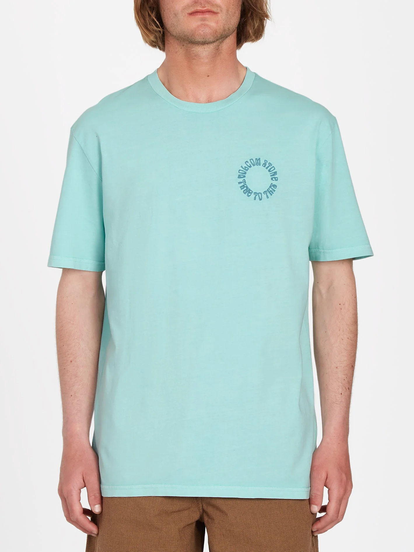 T-shirt Circle Emb - BOTTLE GREEN