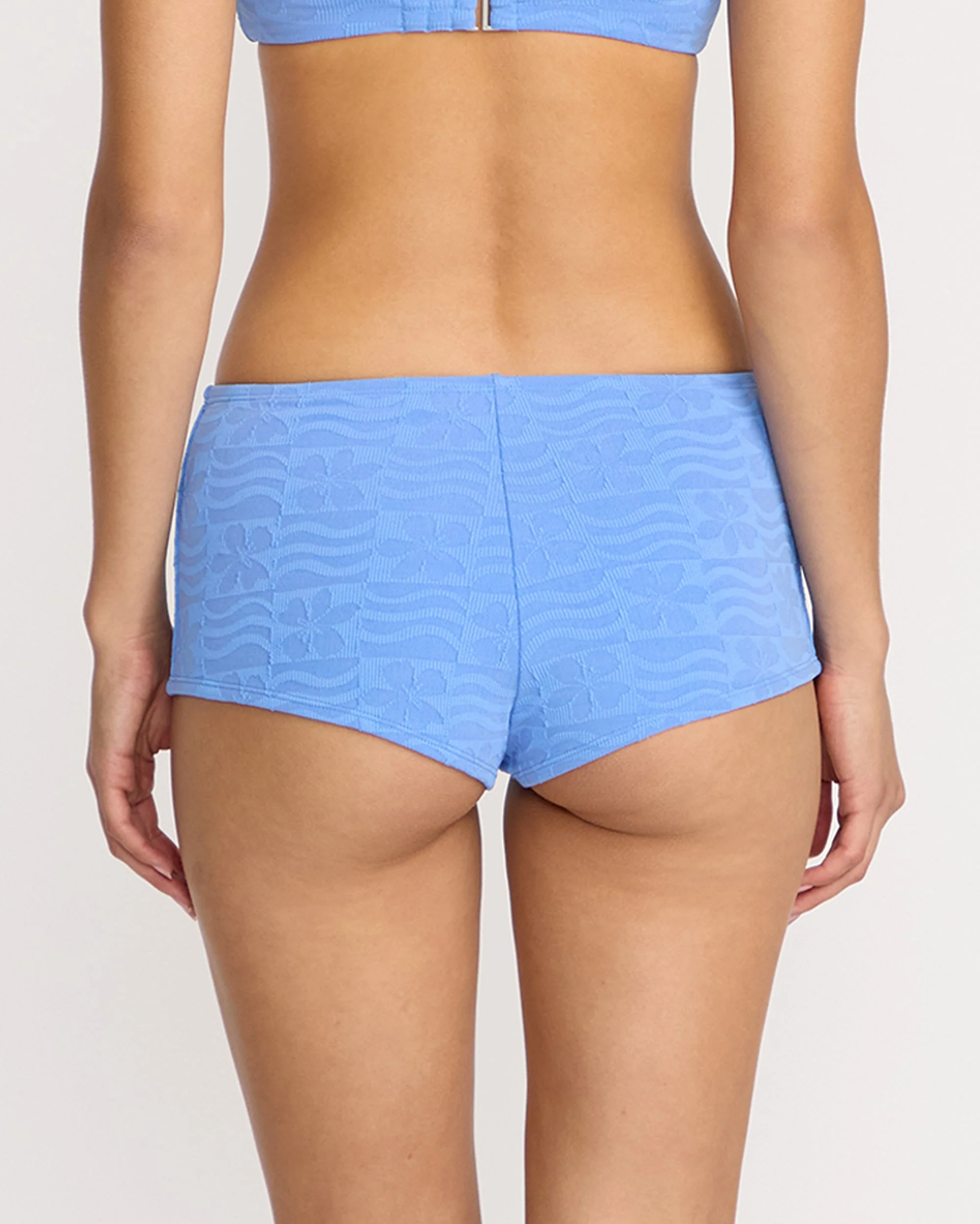 Bas de bikini Coco Surf Short - Light Blue Acid