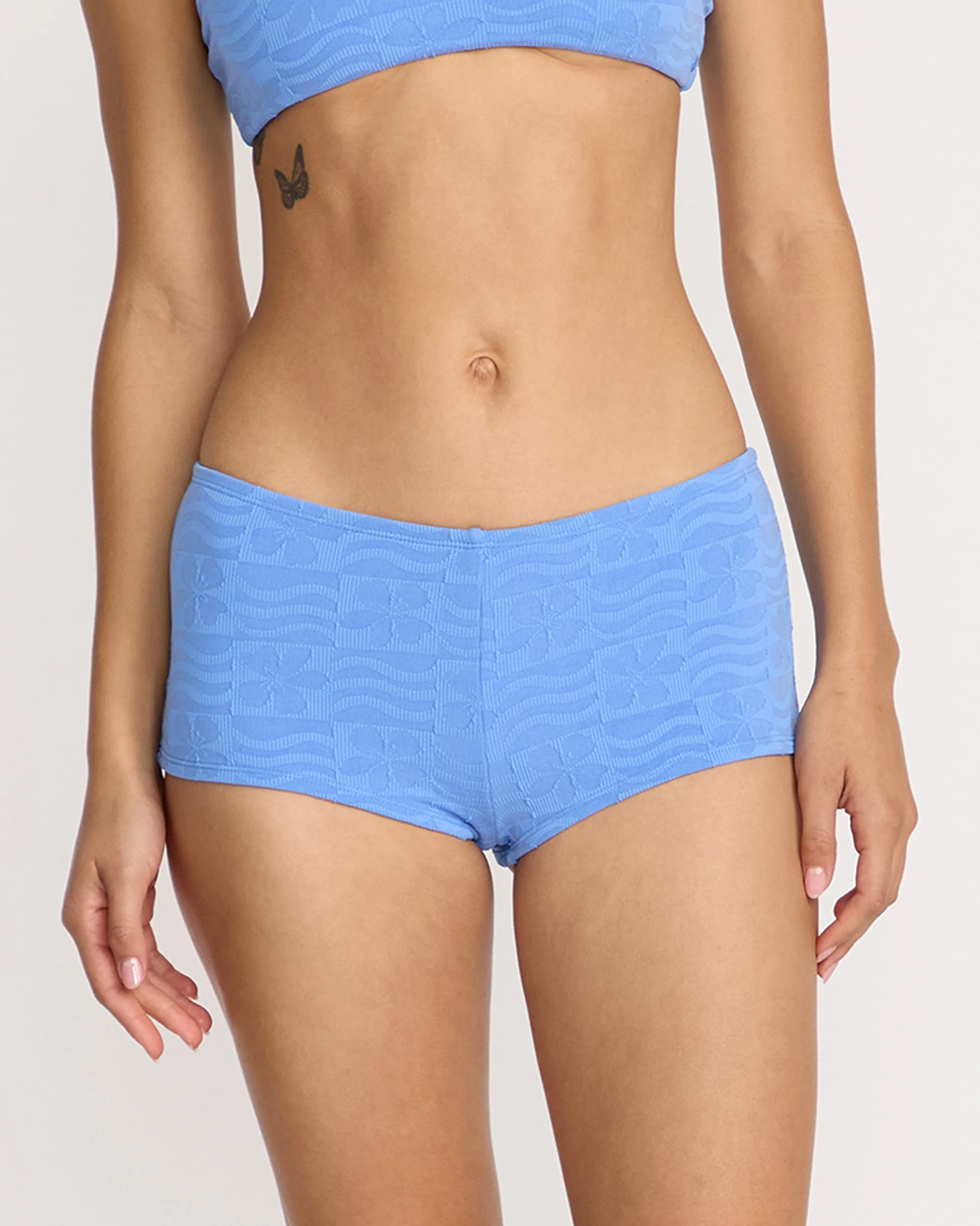 Bas de bikini Coco Surf Short - Light Blue Acid - Image 2