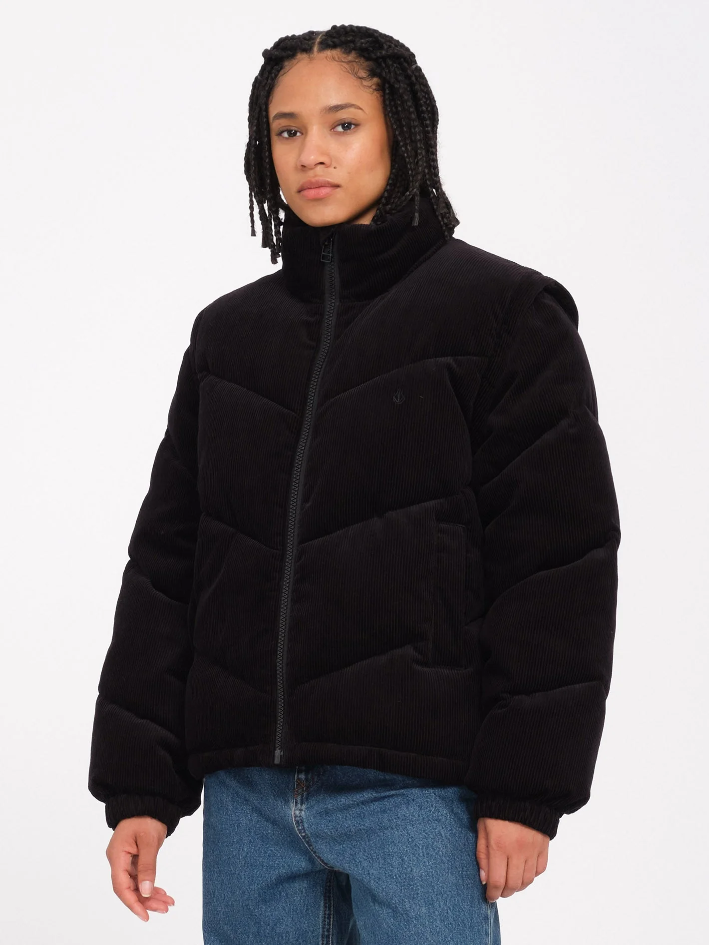 Veste doudoune Cord'N Puff - BLACK