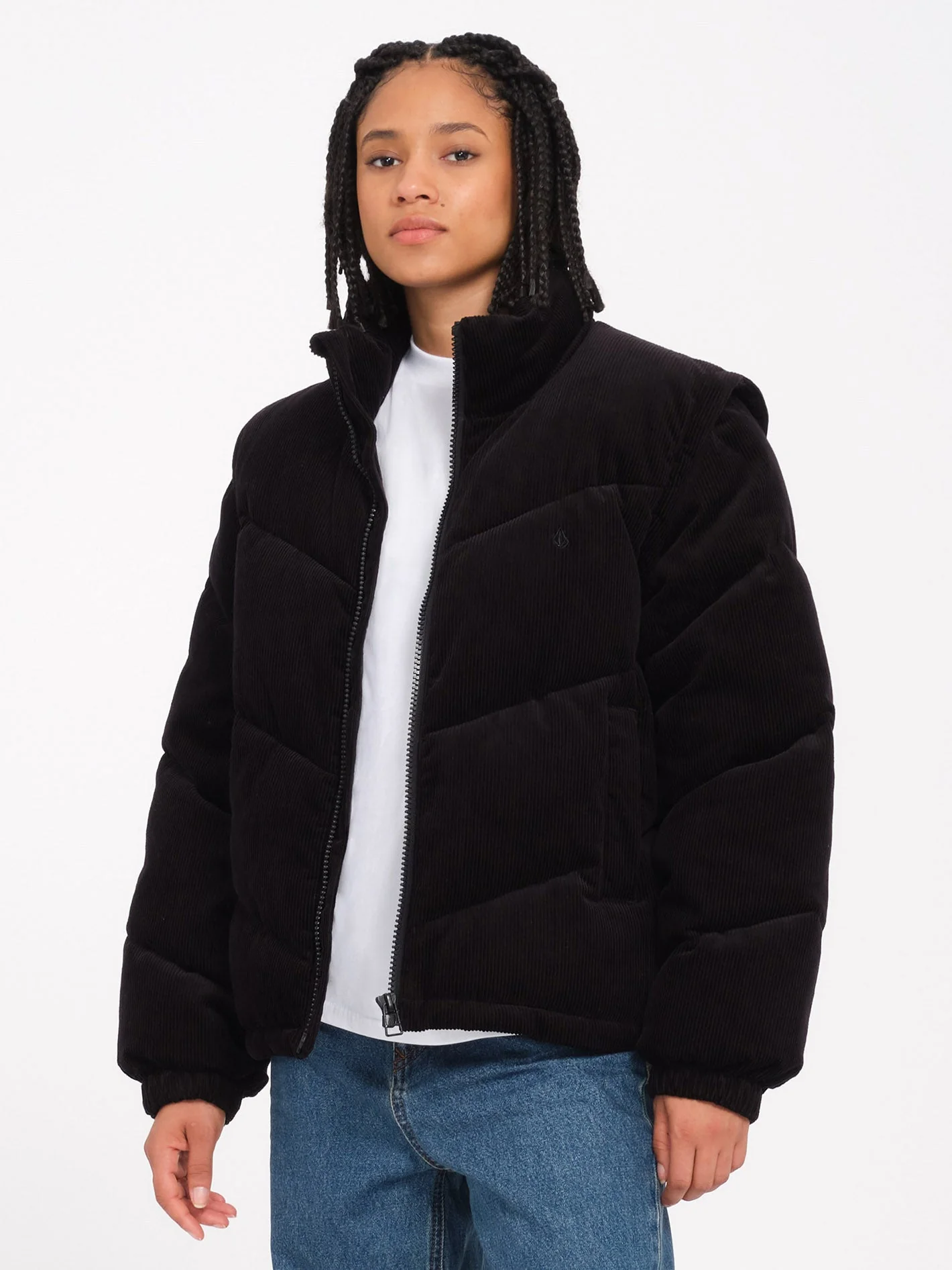 Veste doudoune Cord'N Puff - BLACK - Image 3