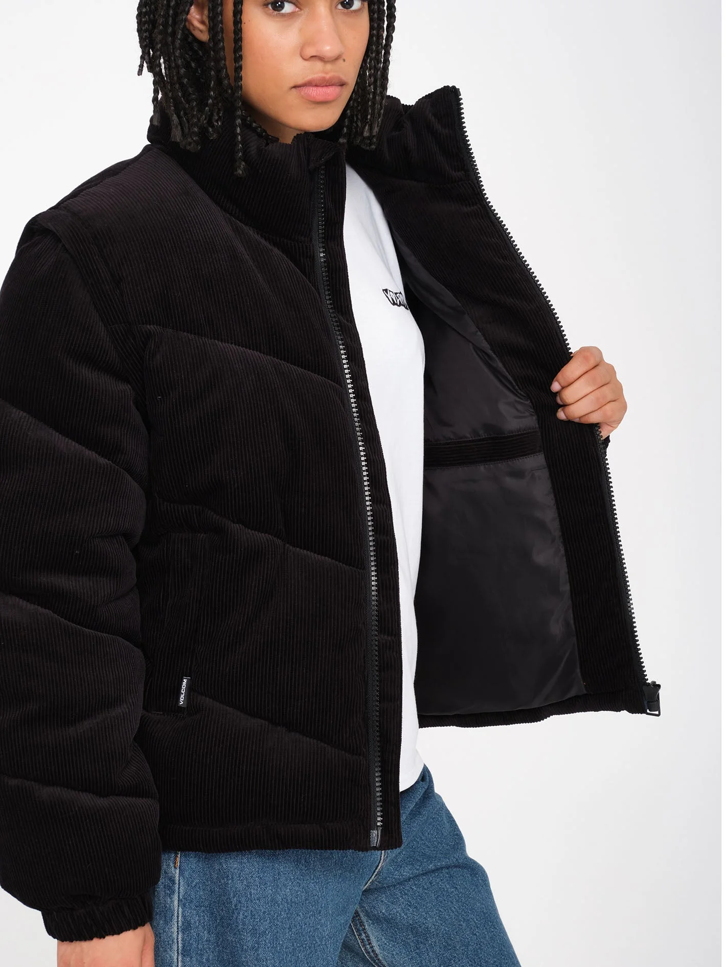 Veste doudoune Cord'N Puff - BLACK - Image 5