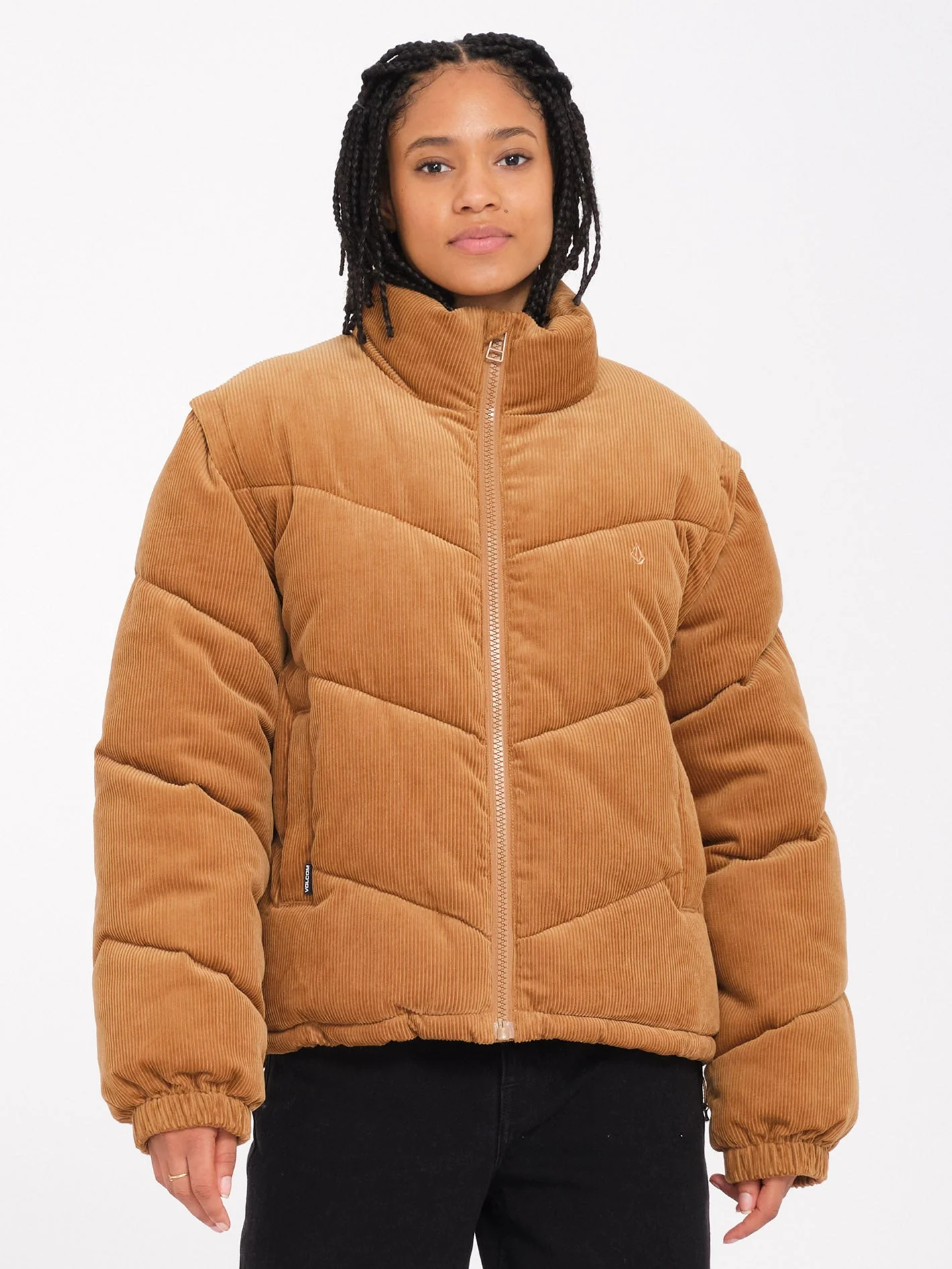 Veste doudoune Cord'N Puff - VINTAGE BROWN - Image 11