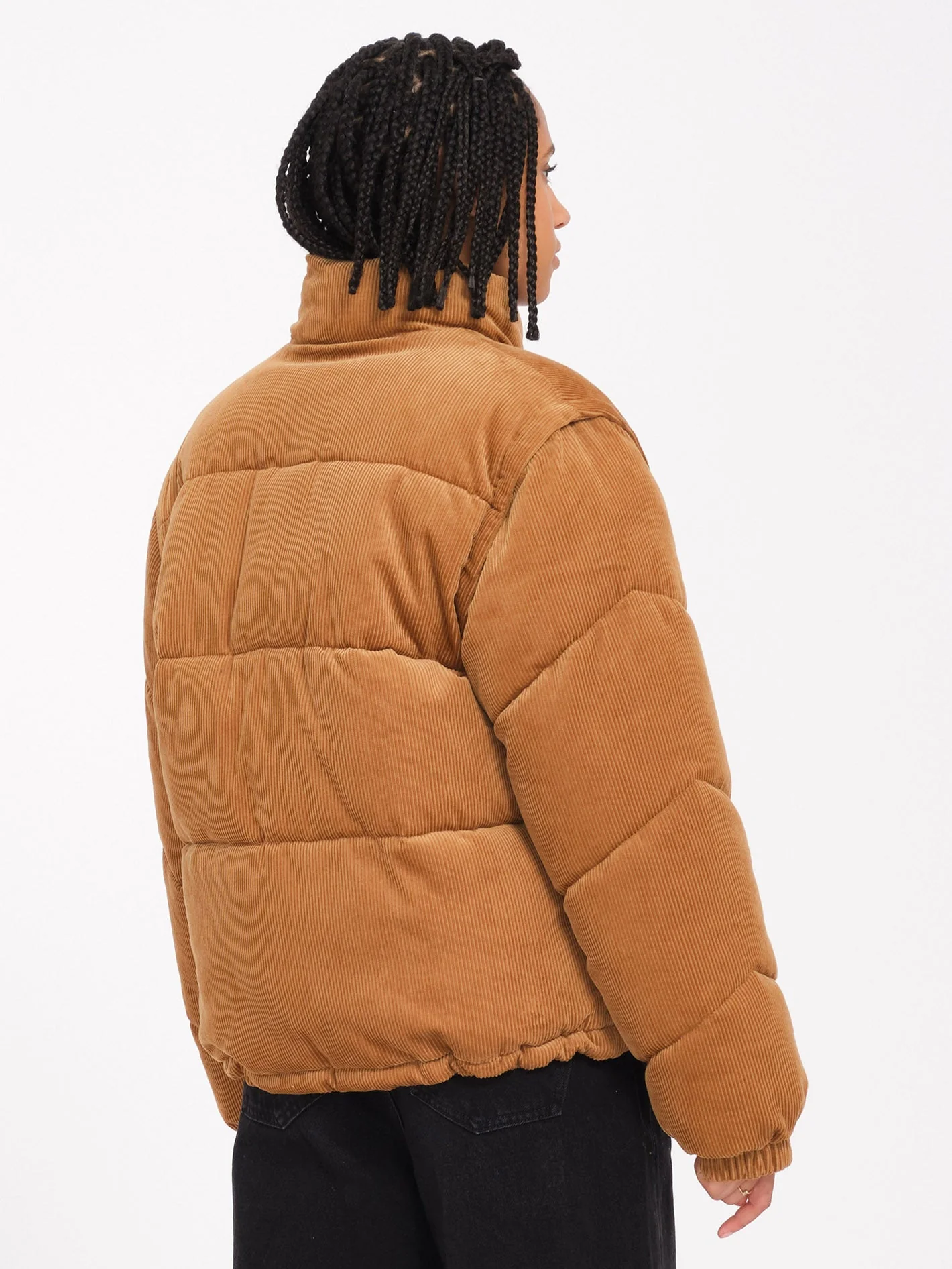Veste doudoune Cord'N Puff - VINTAGE BROWN - Image 7