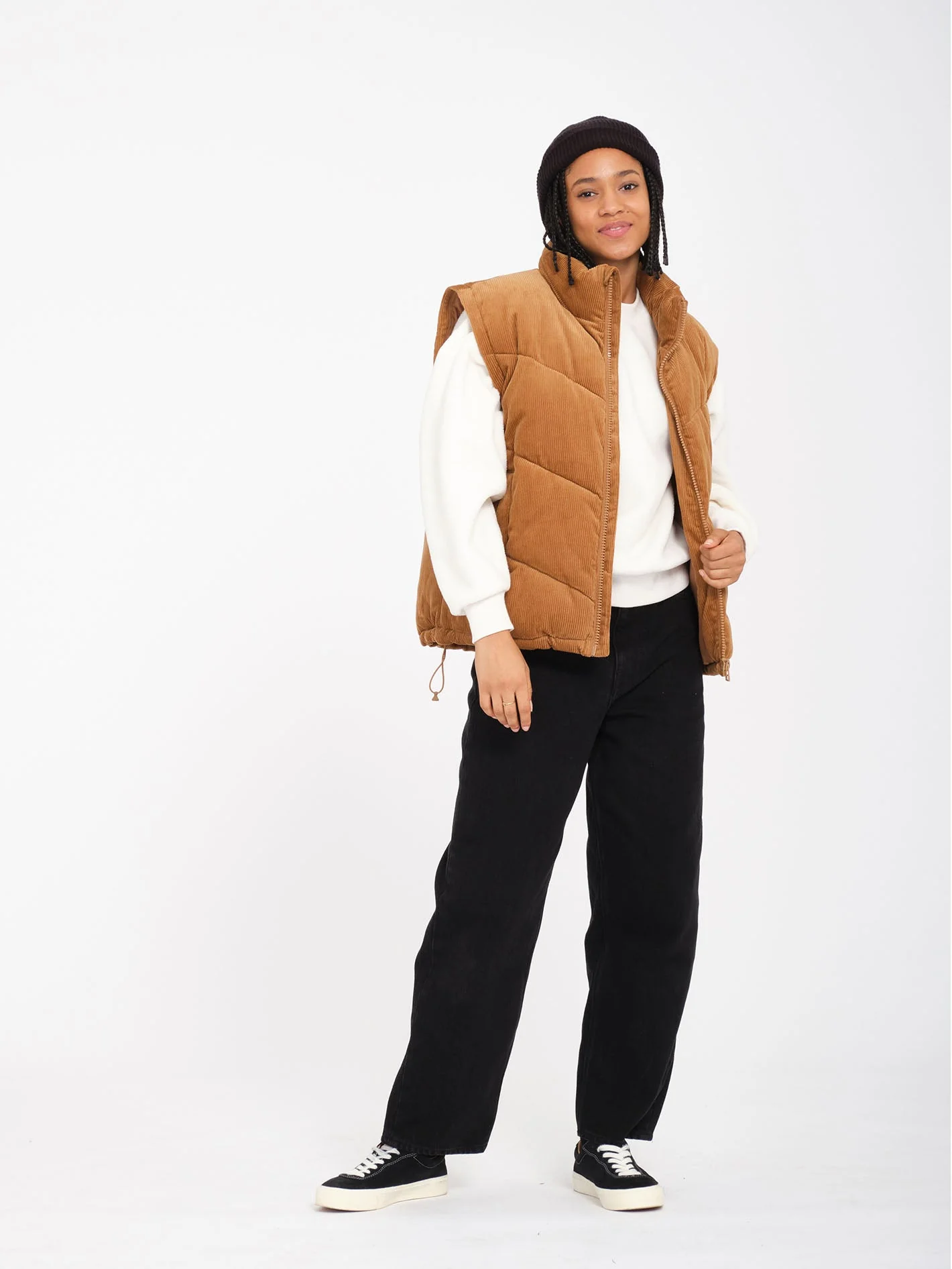 Veste doudoune Cord'N Puff - VINTAGE BROWN - Image 8