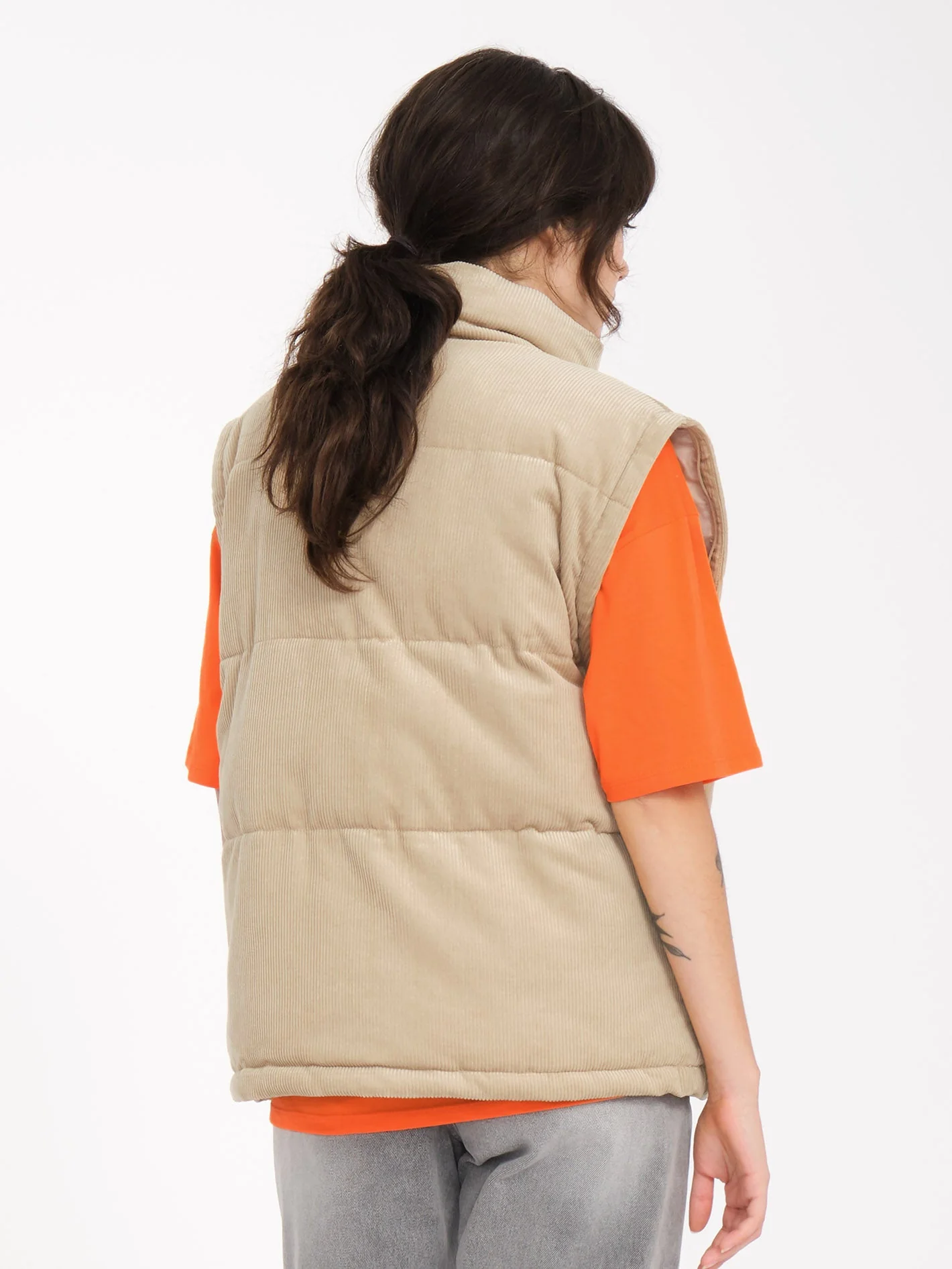 Doudoune Cord'N Puff - KHAKI - Image 3