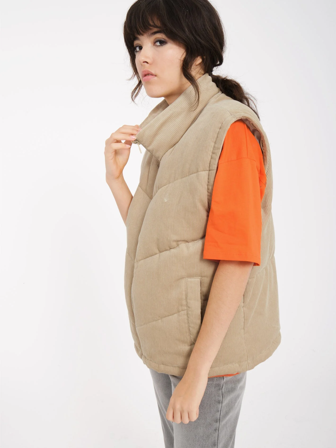 Doudoune Cord'N Puff - KHAKI - Image 9