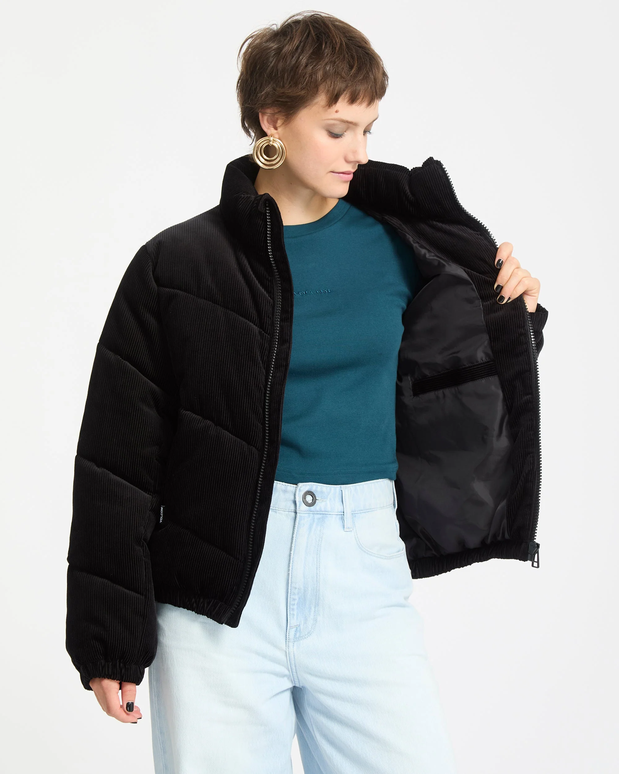 Veste Doudoune Cord'N Stone - Black - Image 4