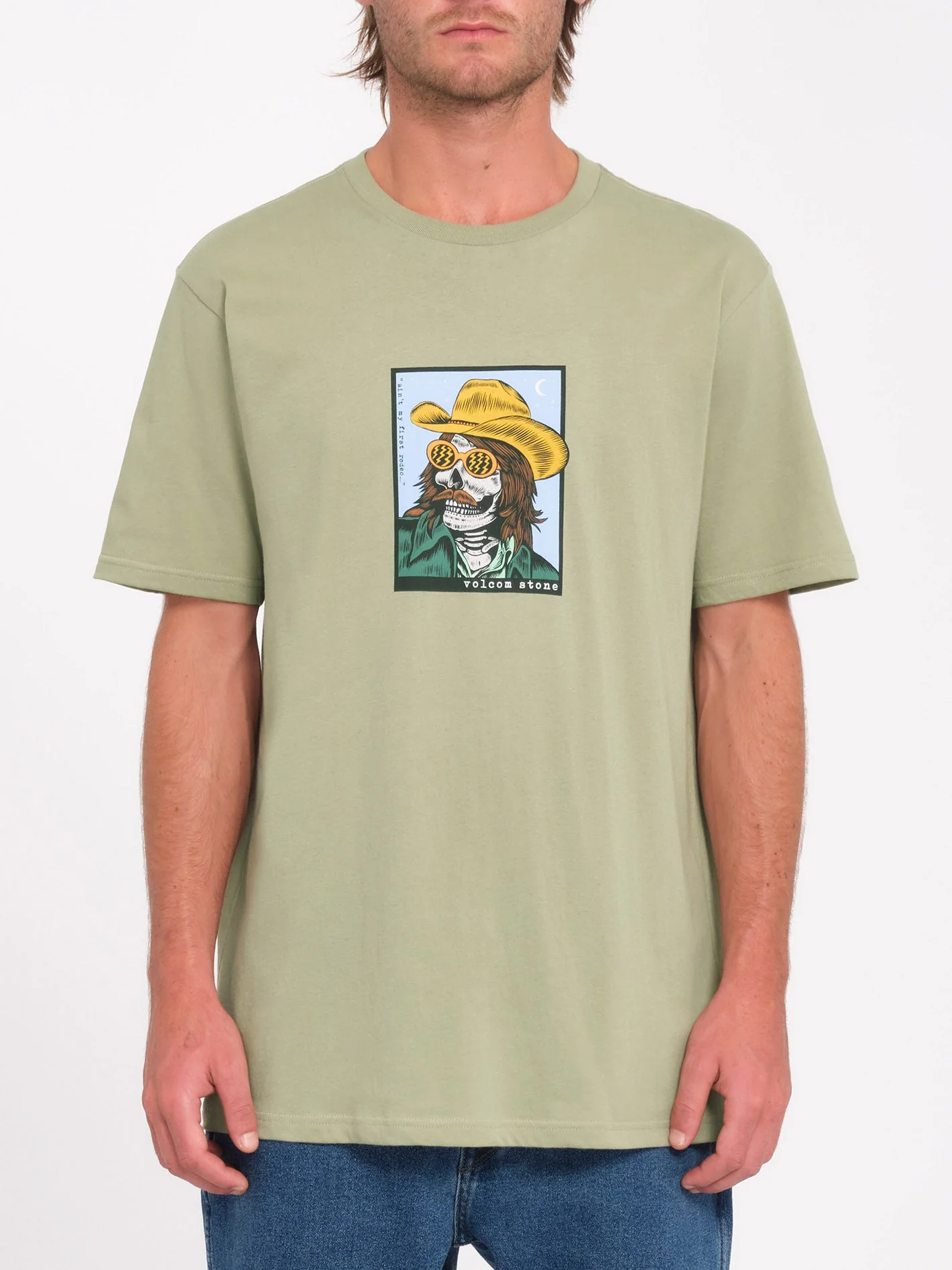T-shirt Cosmic Rodeo - GREEN TEA