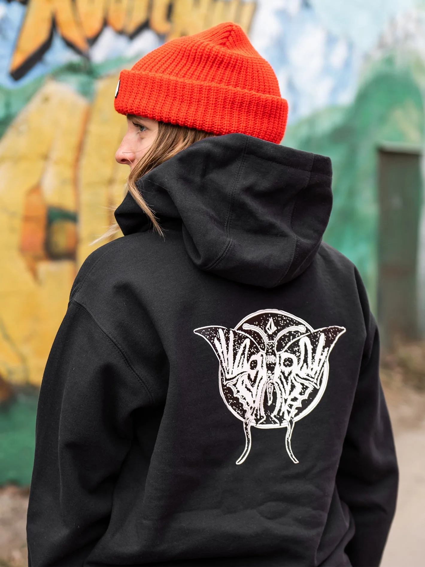 Sweat à capuche Costus  - BLACK