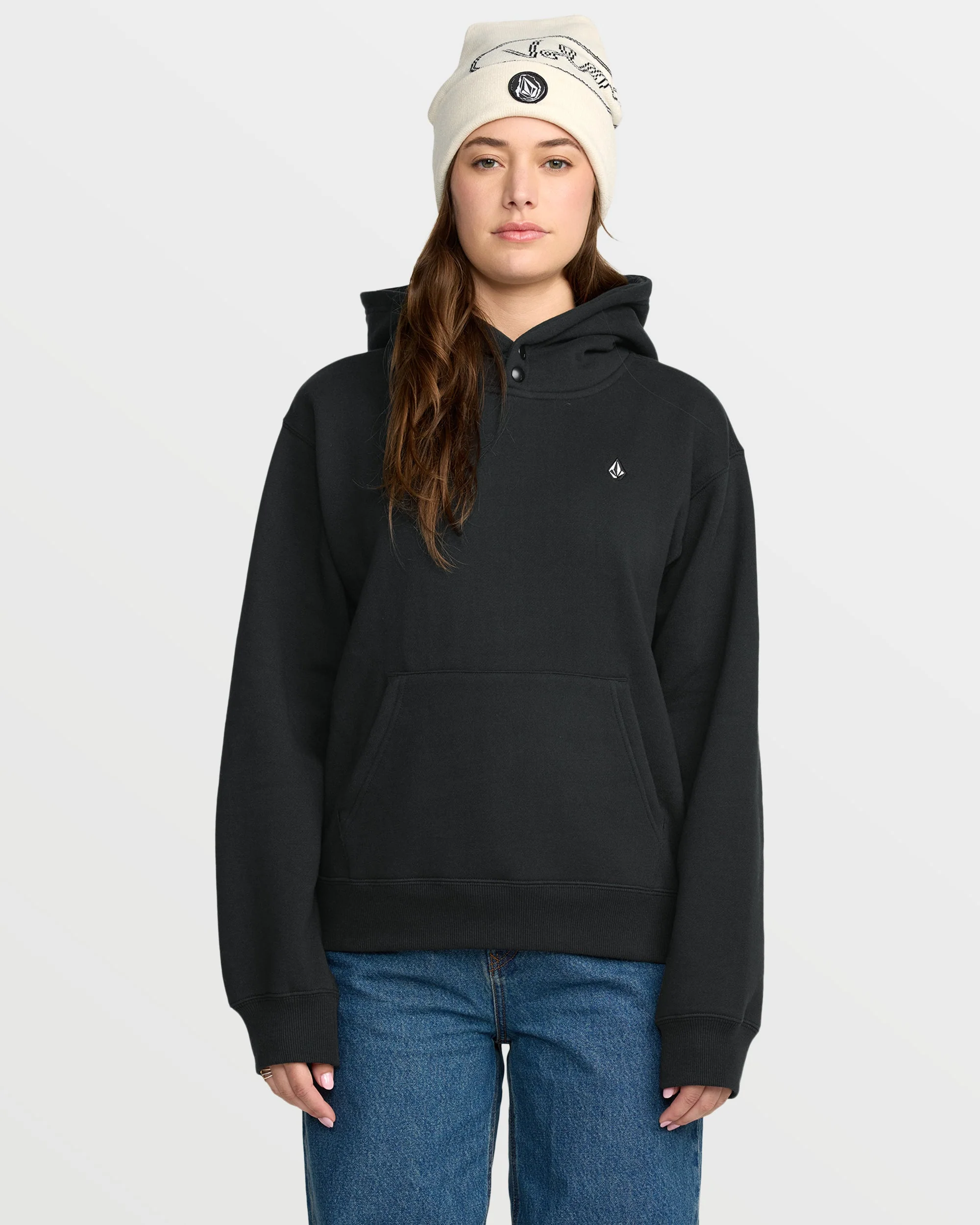 Sweat à capuche Costus Fleece - Black