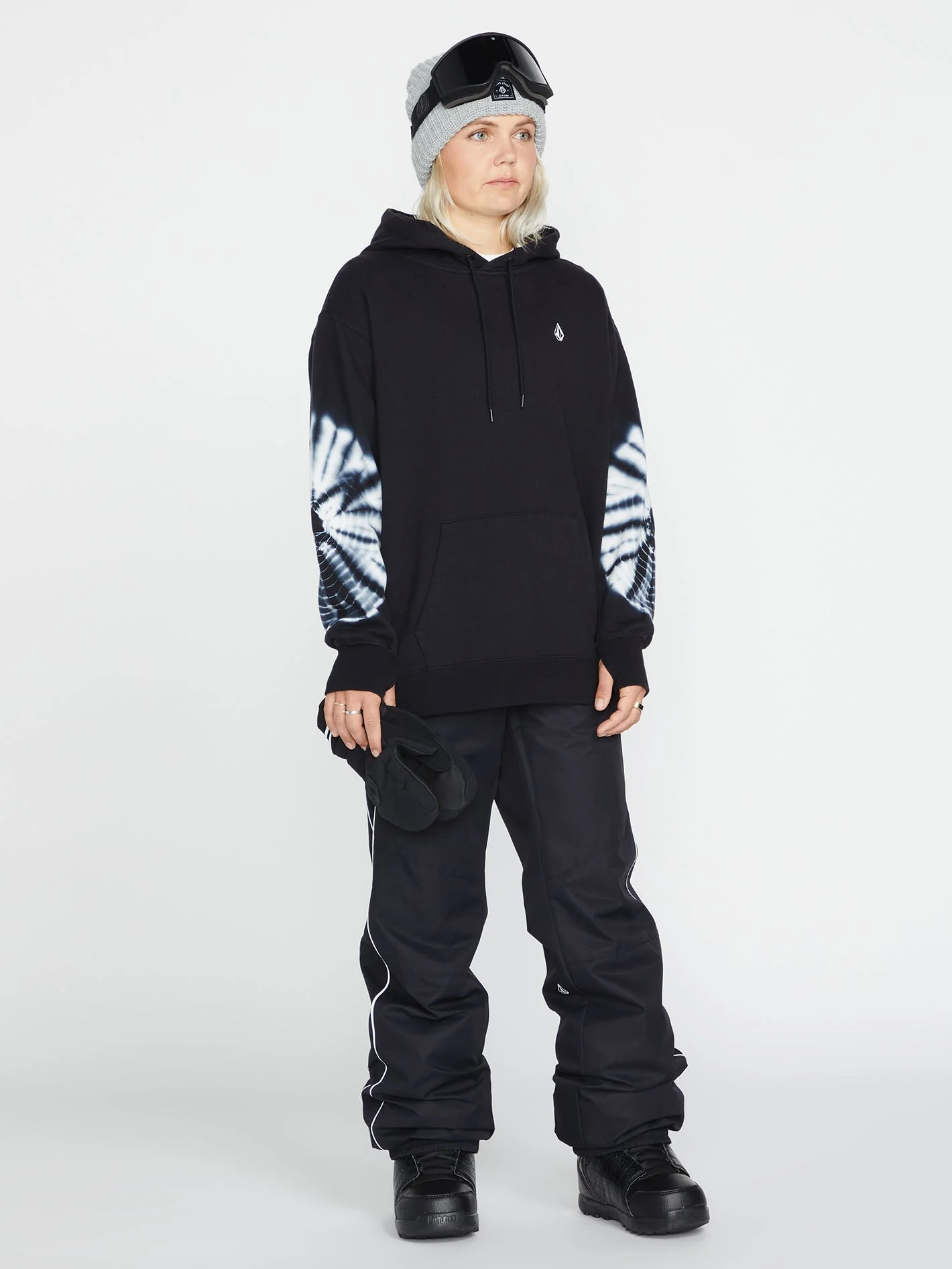 Sweat à capuche Costus Fleece - Black