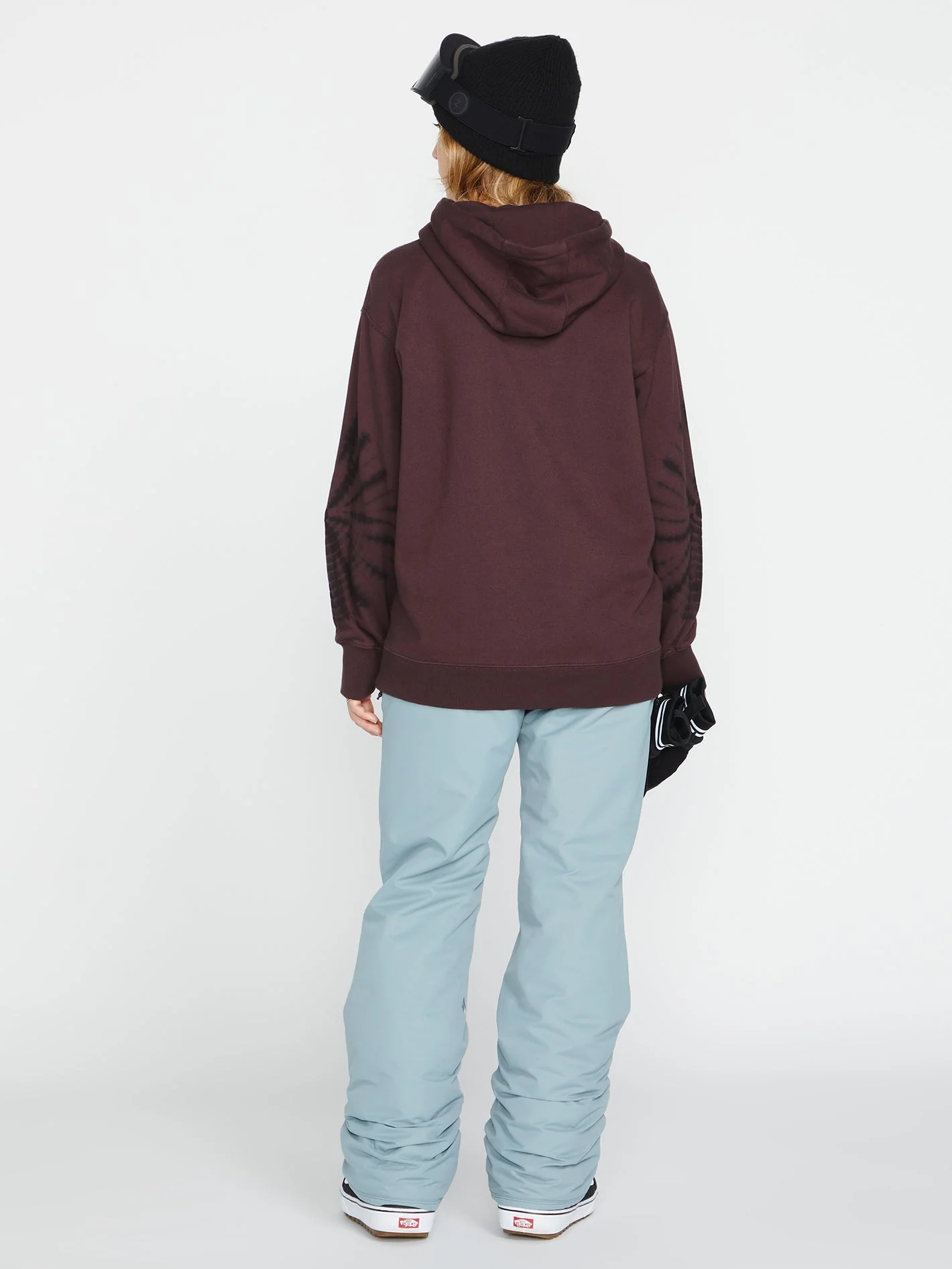 Sweat à capuche Costus Fleece - Black Plum - Image 2