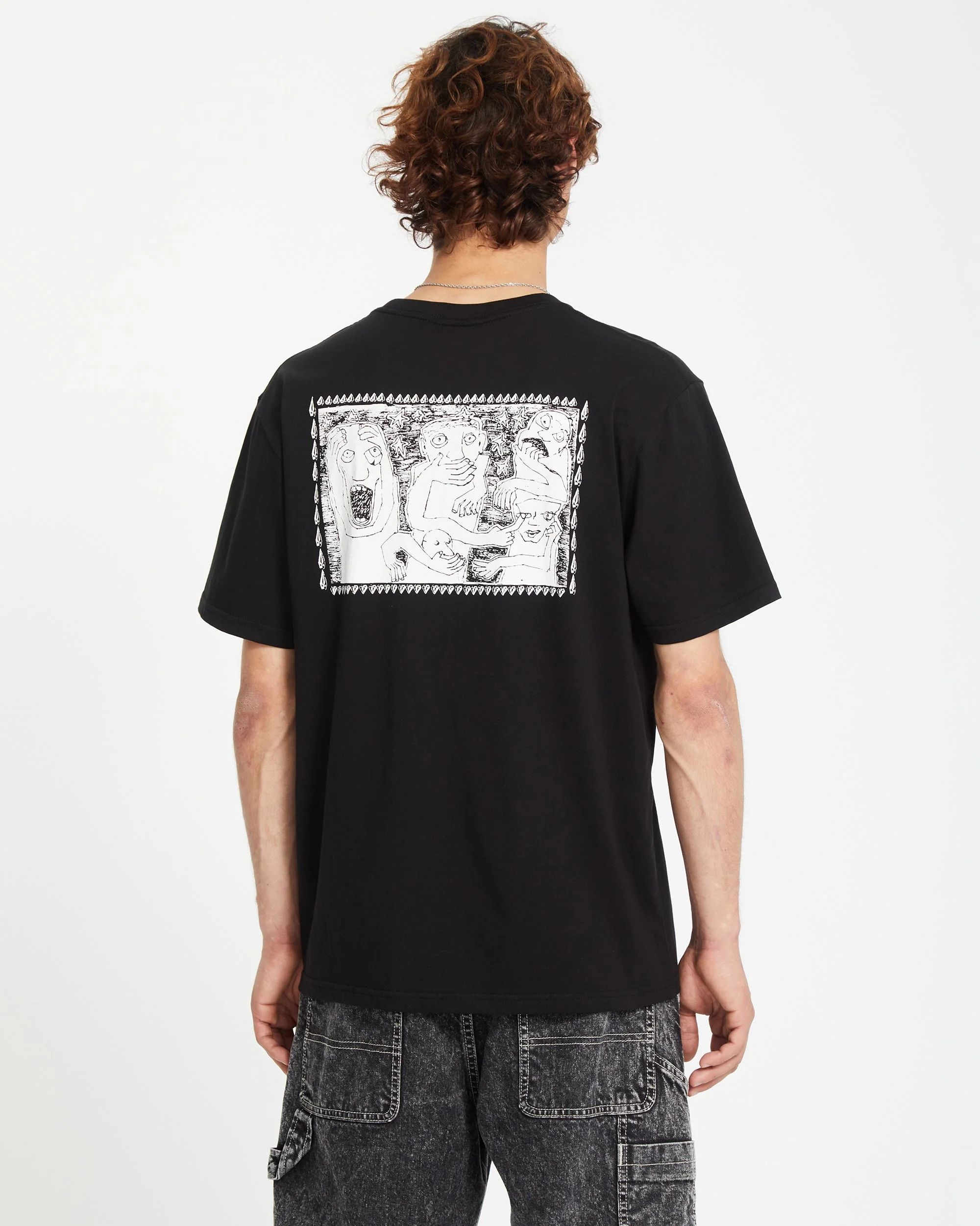 T-shirt Crazybal - BLACK