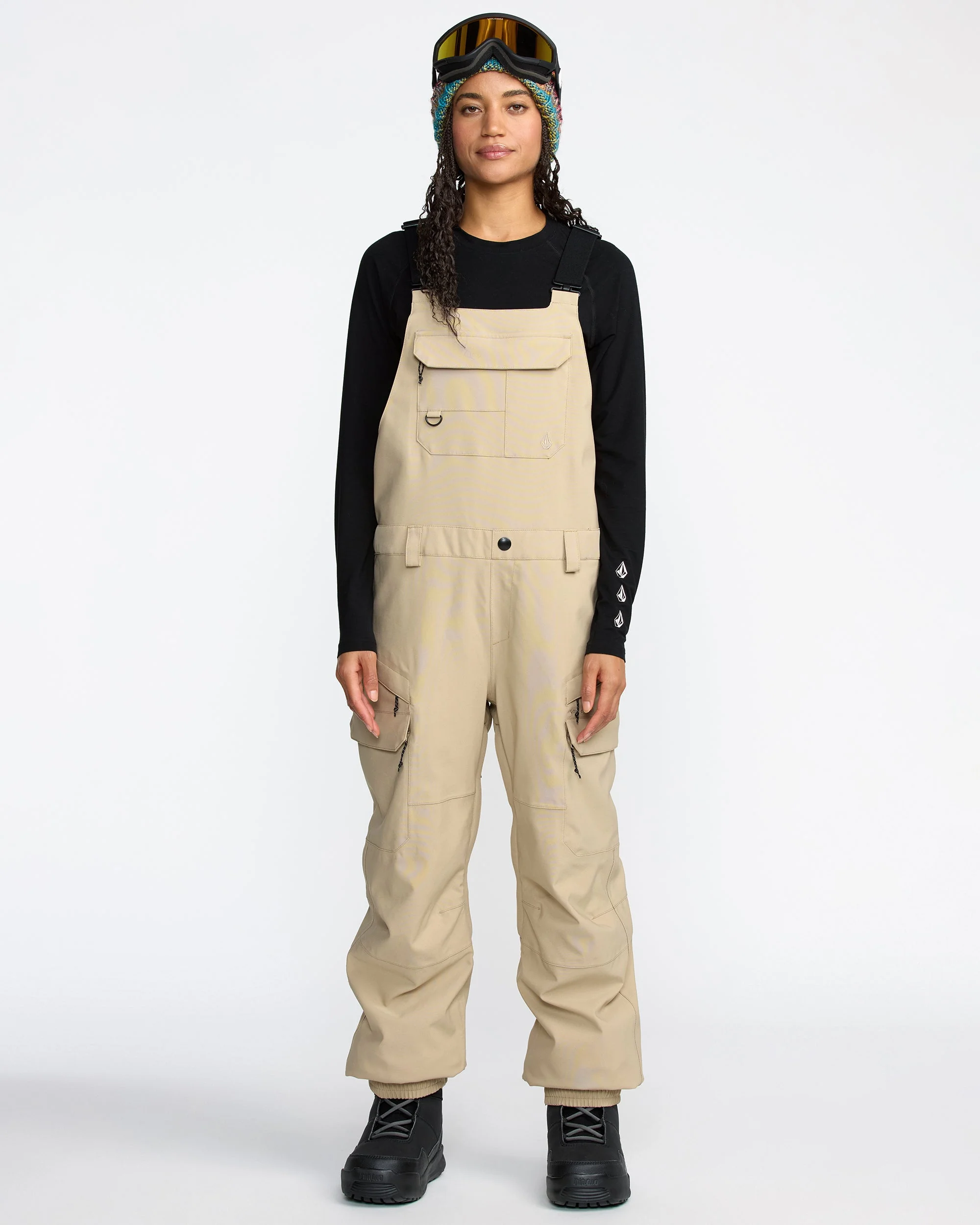 Salopette de Snow Creston 3D Stretch - Oatmeal