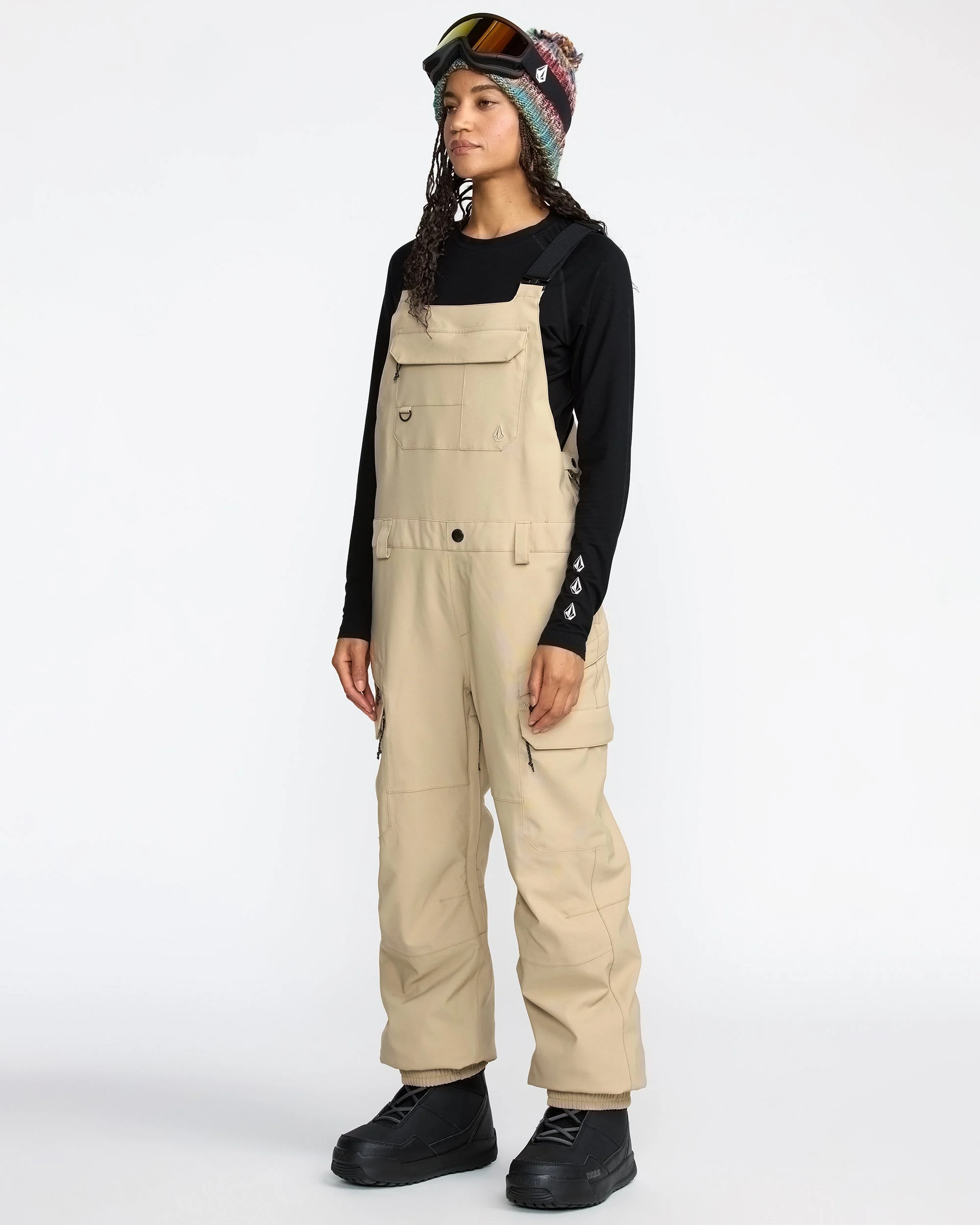 Salopette de Snow Creston 3D Stretch - Oatmeal - Image 10