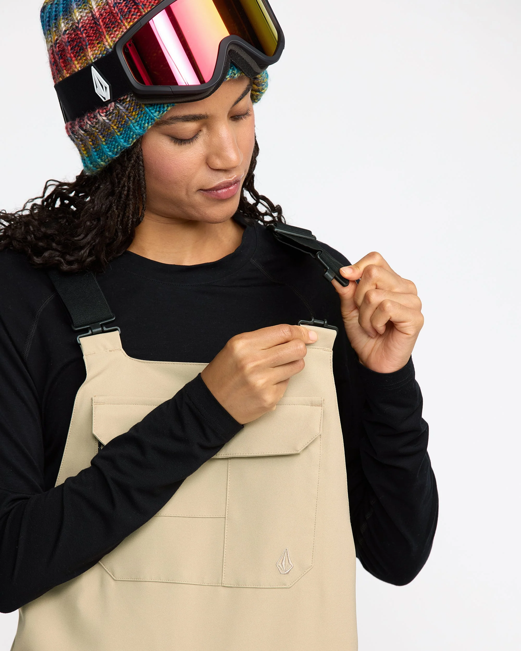 Salopette de Snow Creston 3D Stretch - Oatmeal - Image 6