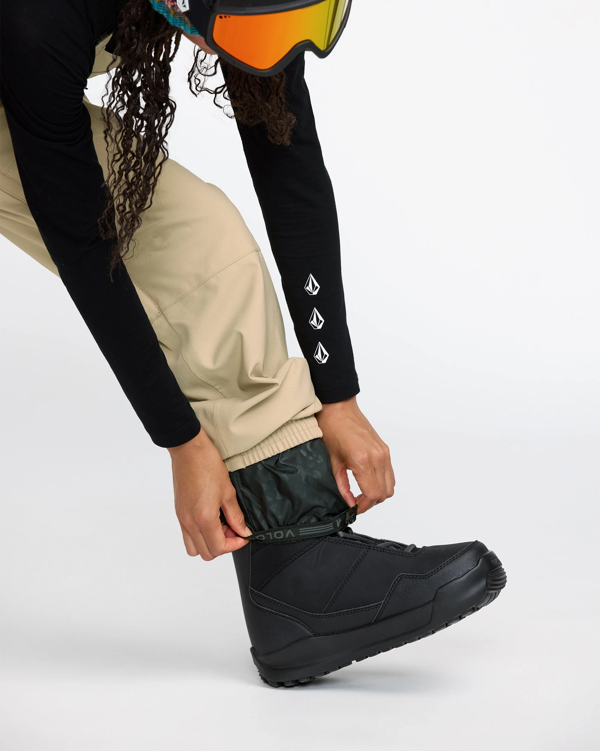 Salopette de Snow Creston 3D Stretch - Oatmeal - Image 9