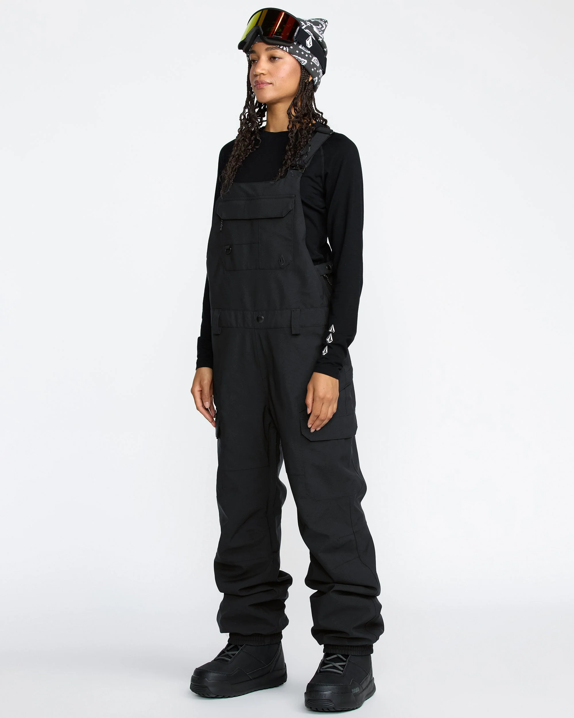 Salopette de snow Creston 3D Stretch - Black - Image 10
