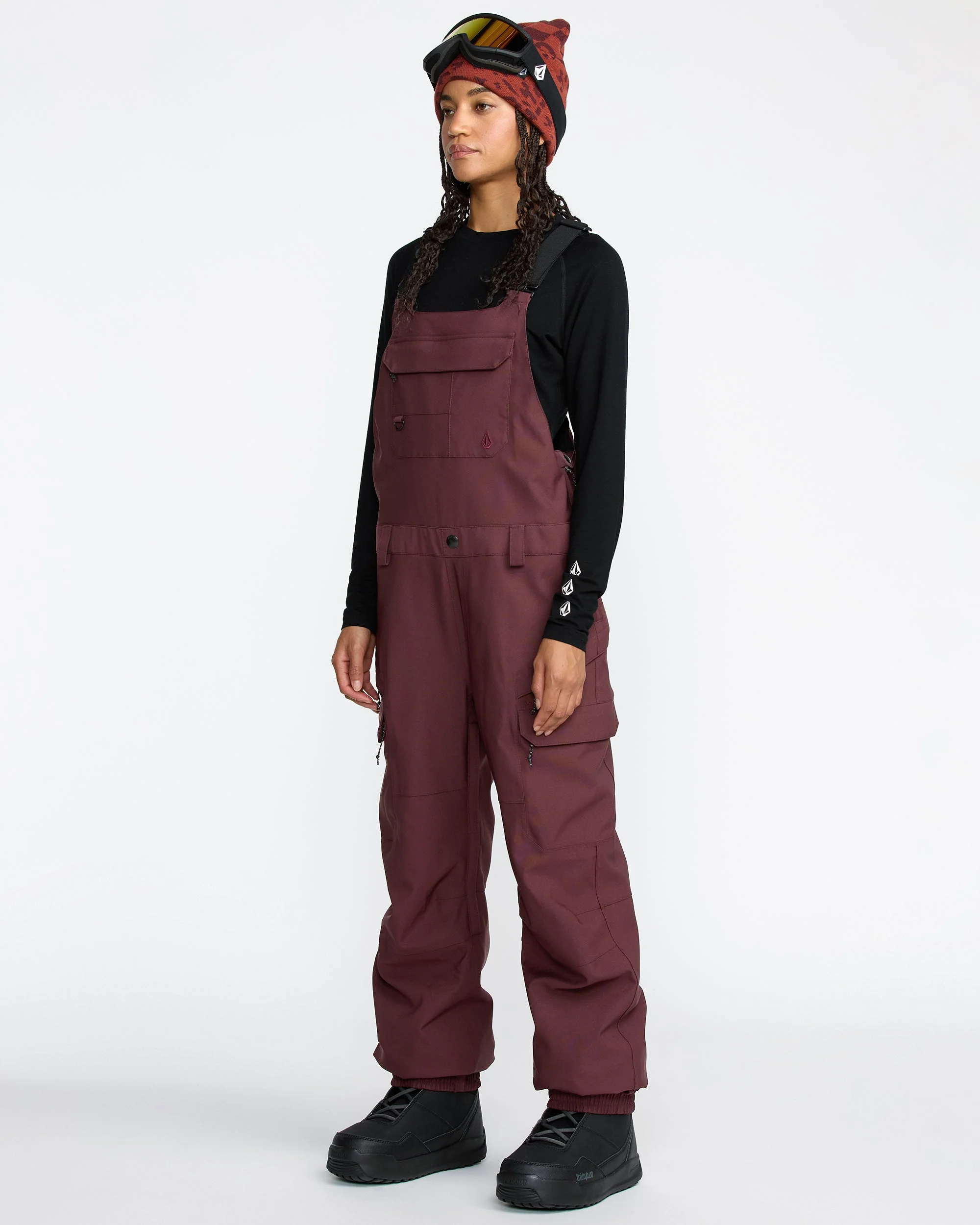 Salopette de Snow Creston 3D Stretch - Oxblood - Image 10