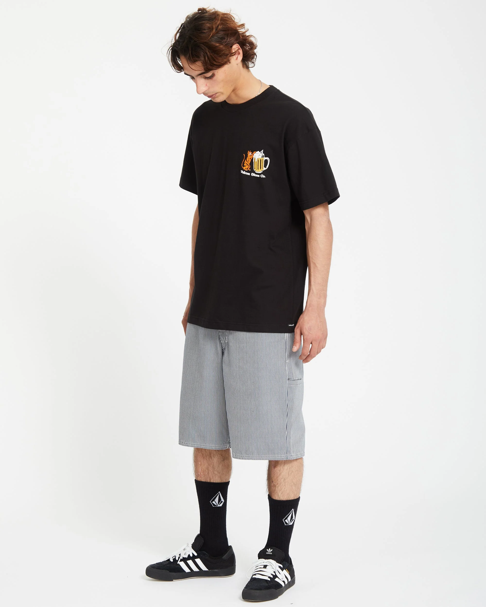 T-shirt Curious Cat - BLACK - Image 8
