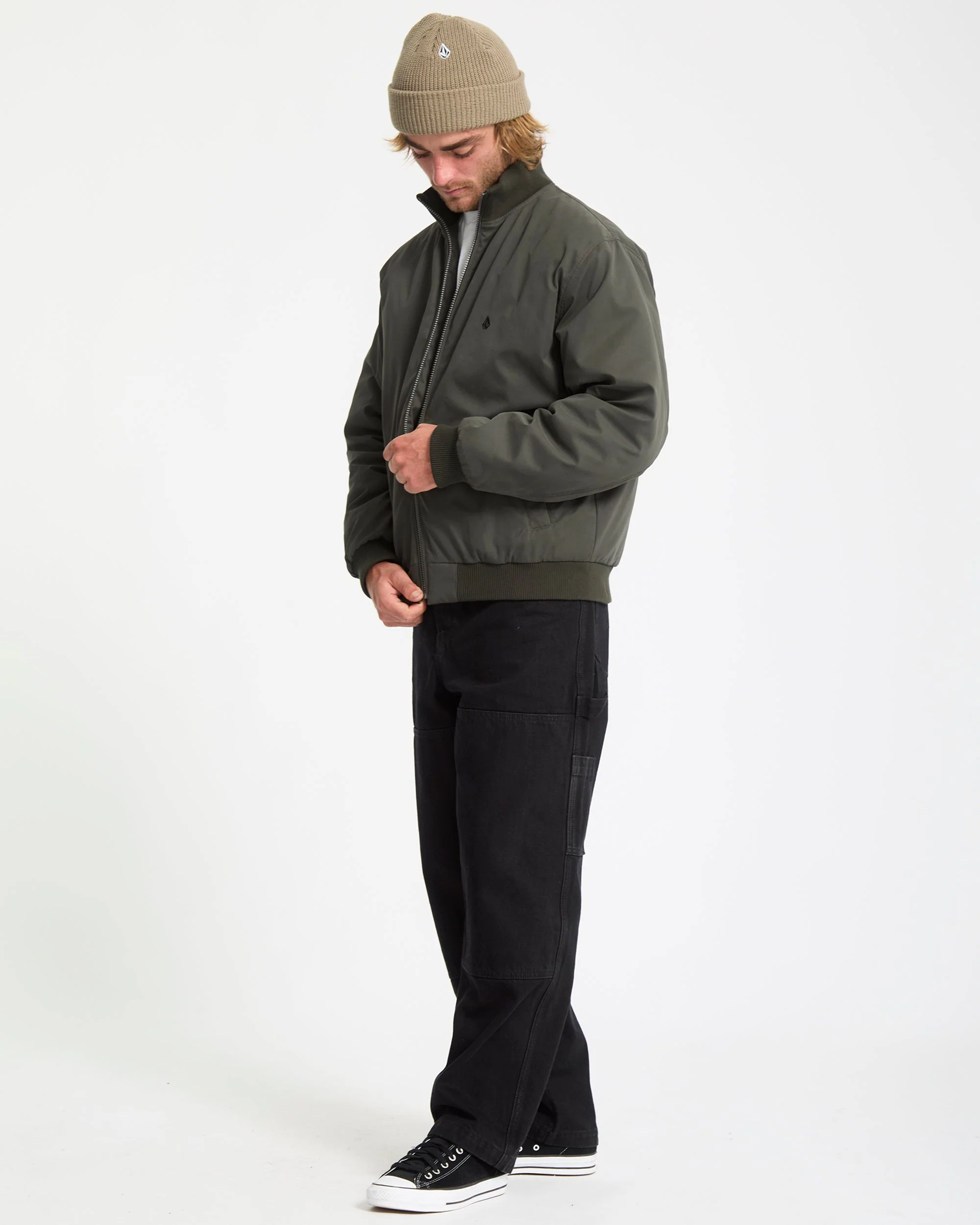 Veste Bomber Damerman - Rinsed Black - Image 5