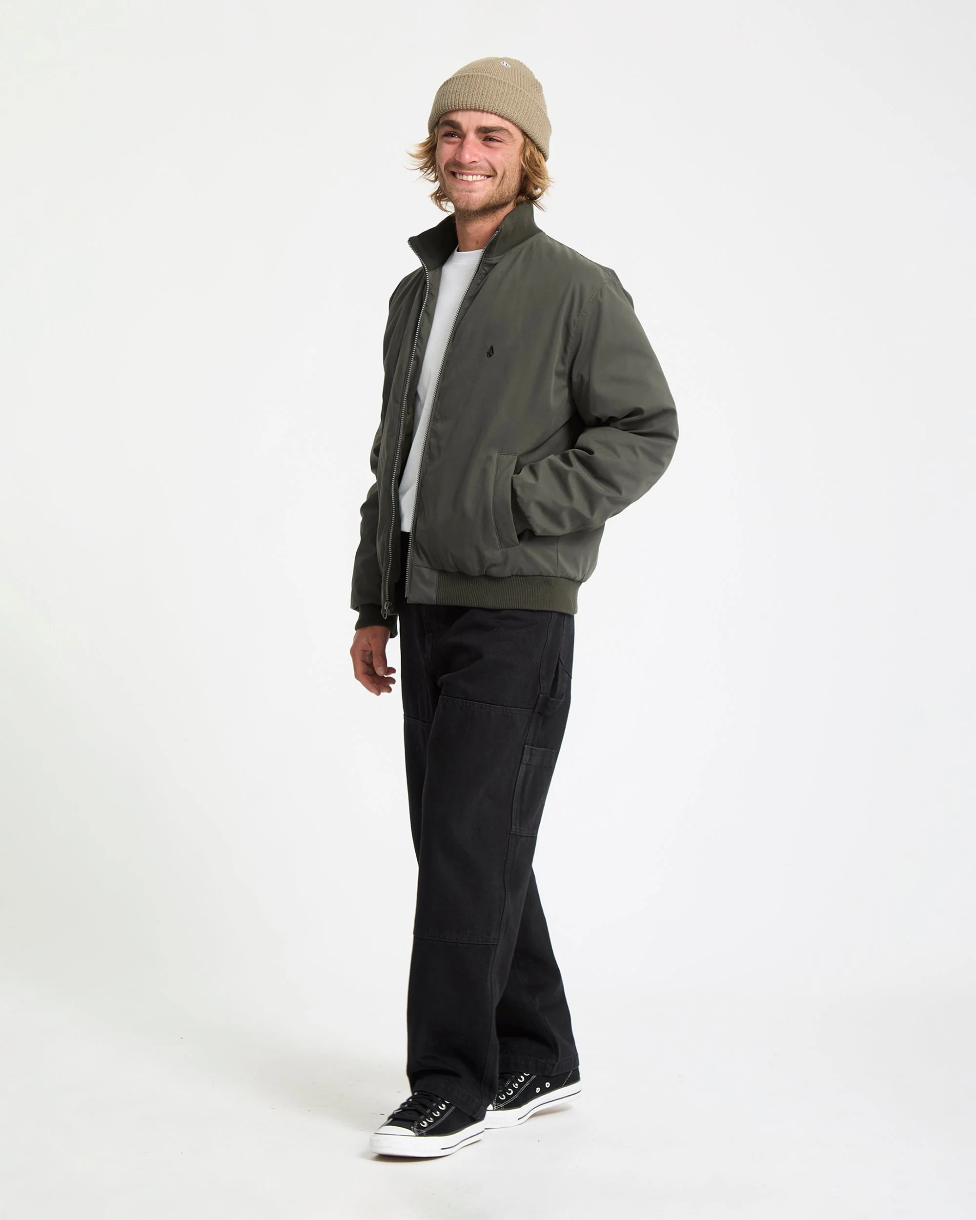 Veste Bomber Damerman - Rinsed Black - Image 6