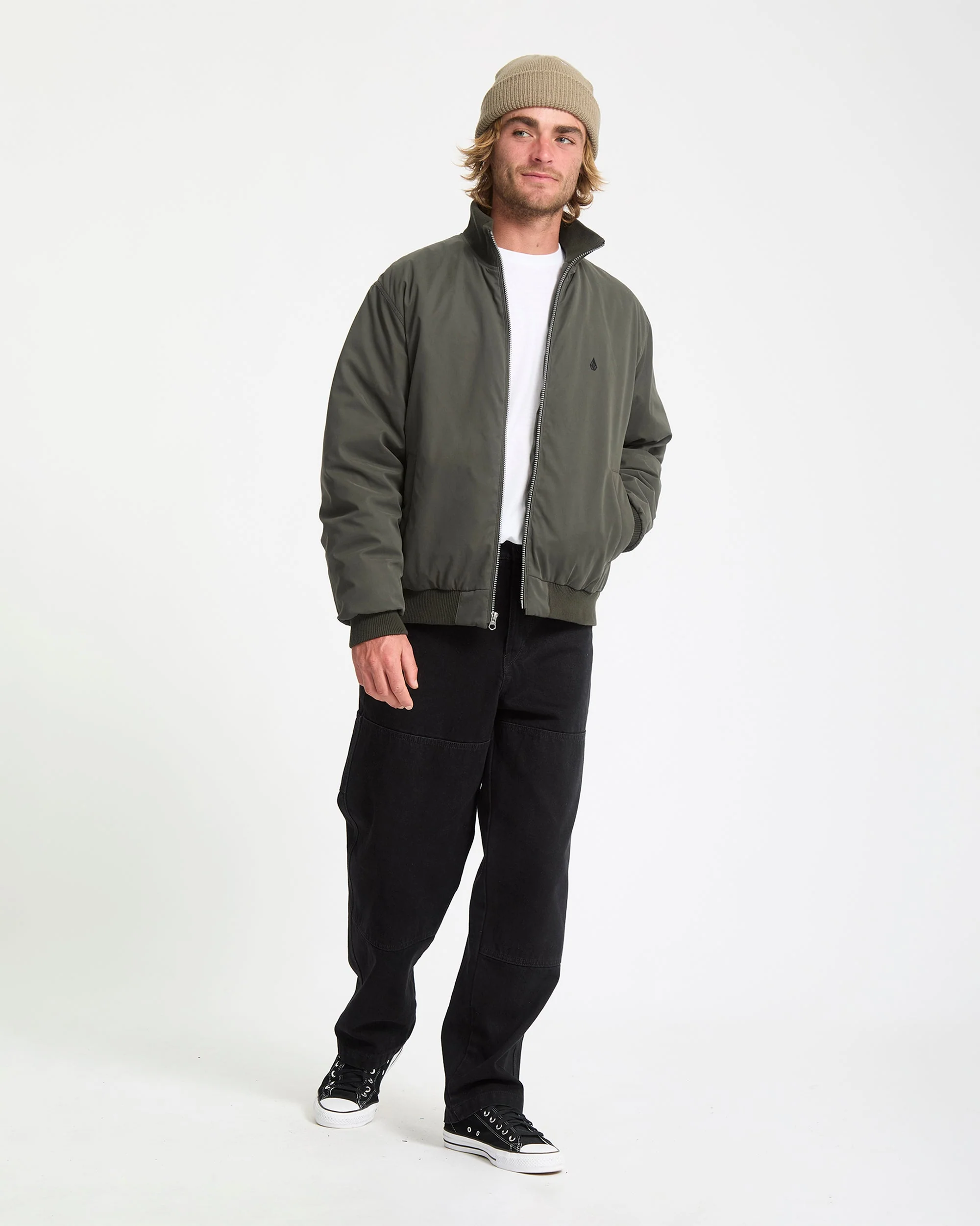 Veste Bomber Damerman - Rinsed Black - Image 8