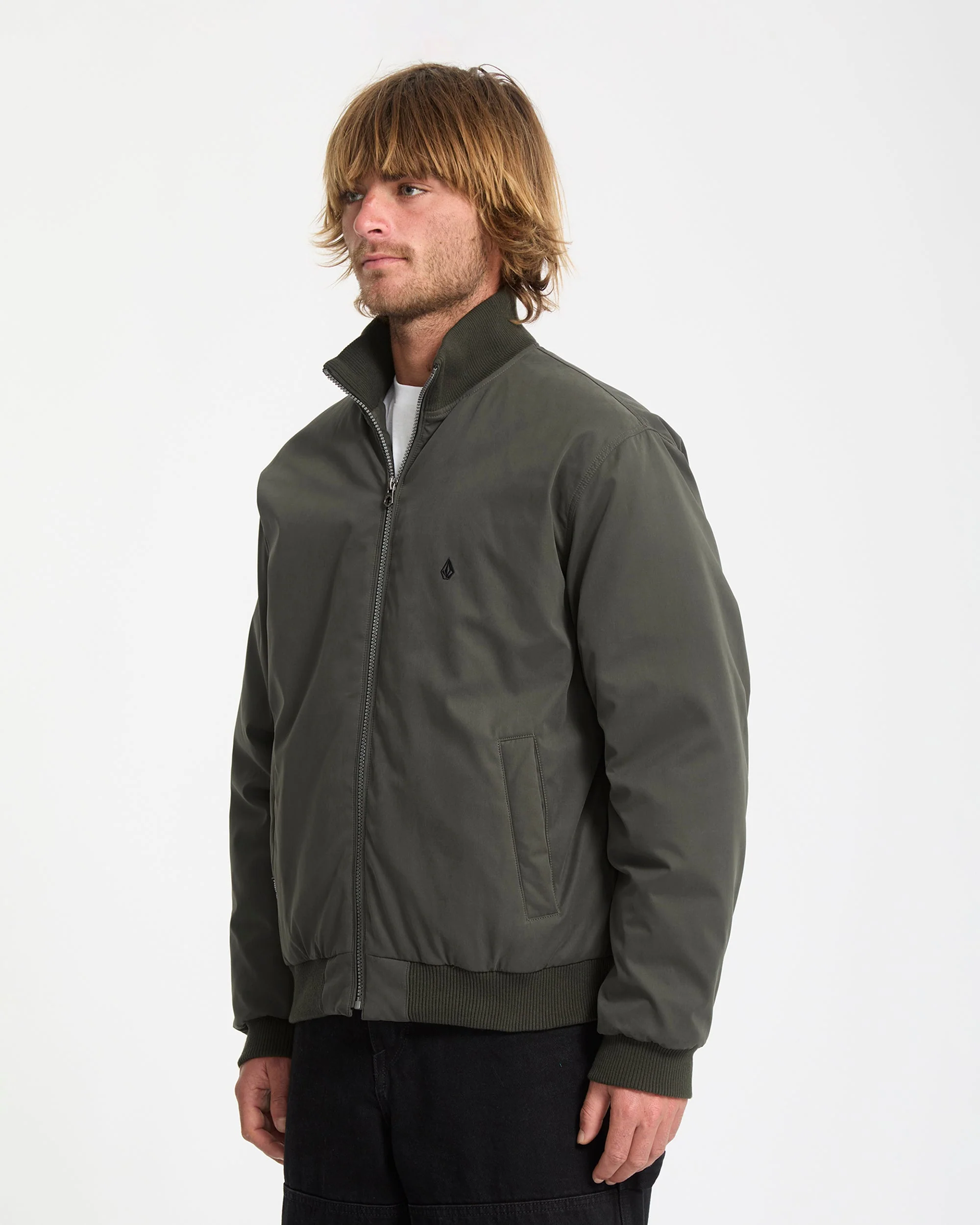 Veste Bomber Damerman - Rinsed Black - Image 9