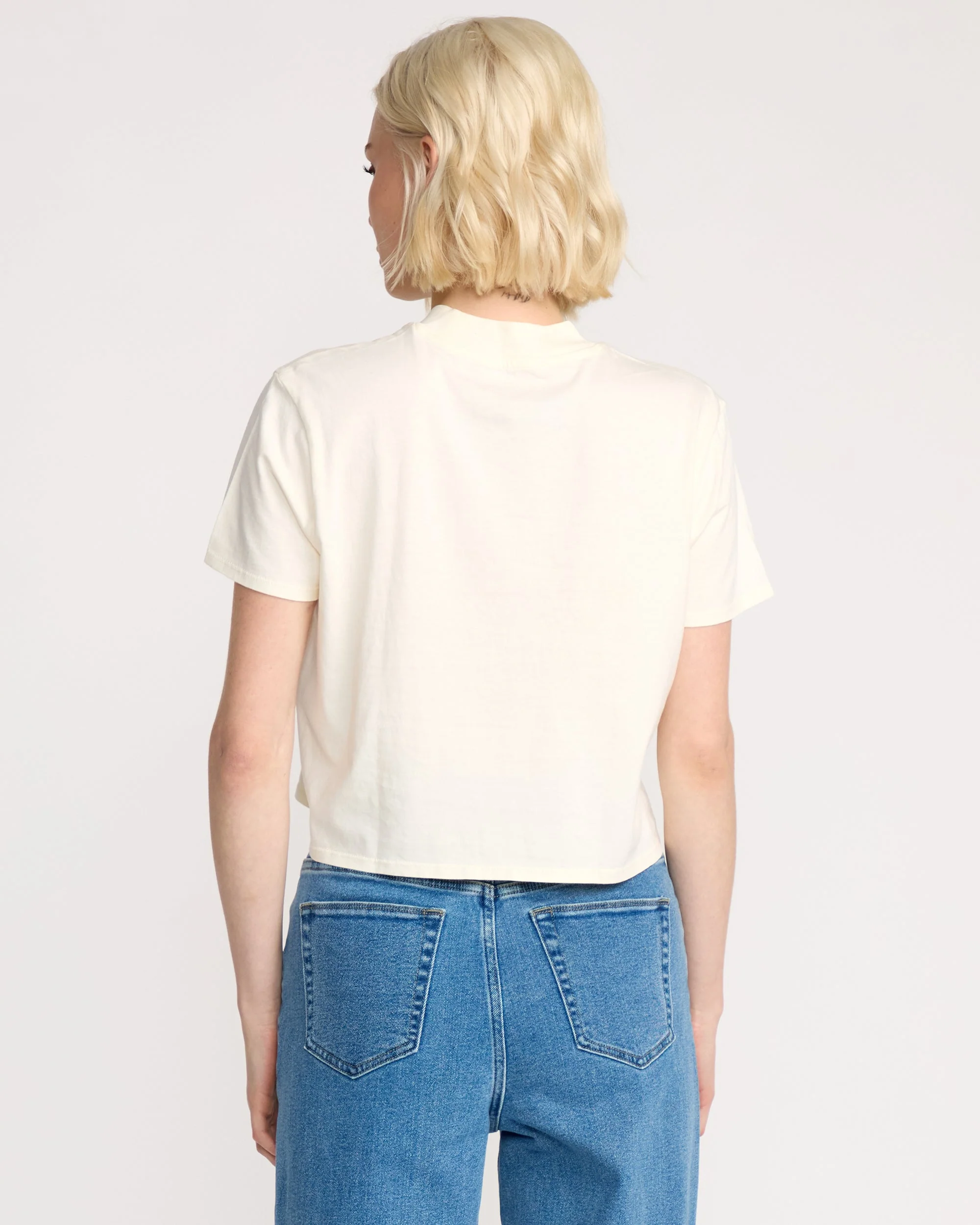 T-Shirt Dial Crop - Bone - Image 2