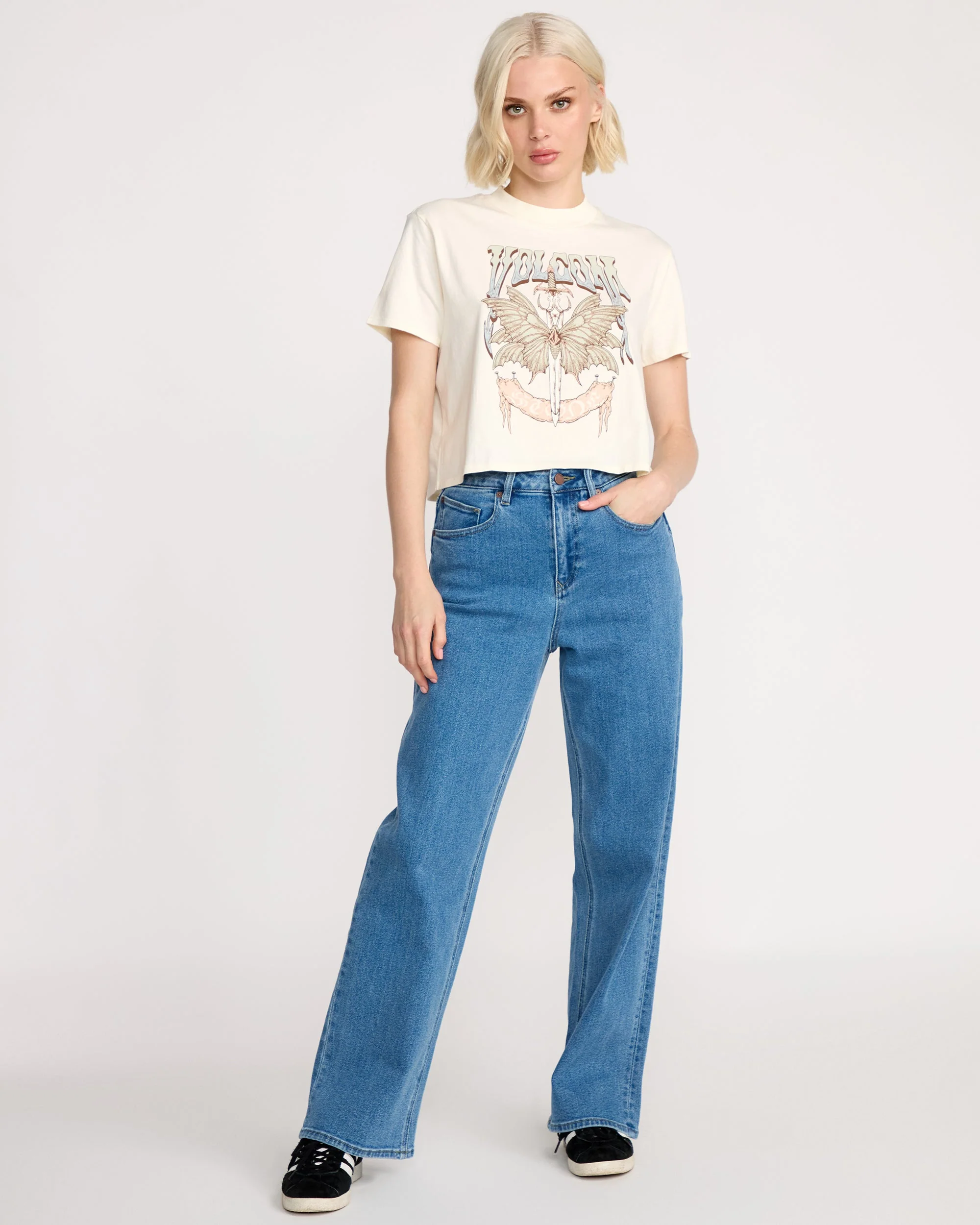 T-Shirt Dial Crop - Bone - Image 5