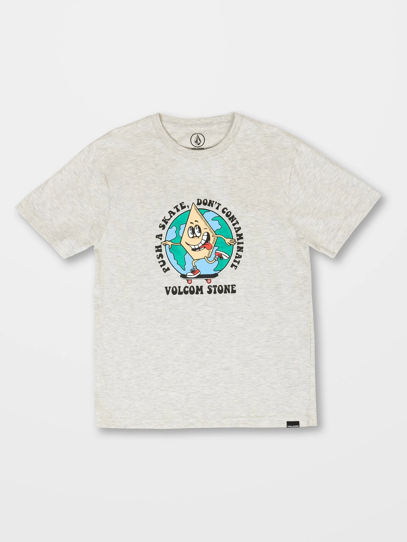 T-shirt Dontcontaminate - BONE HEATHER - (ENFANT)
