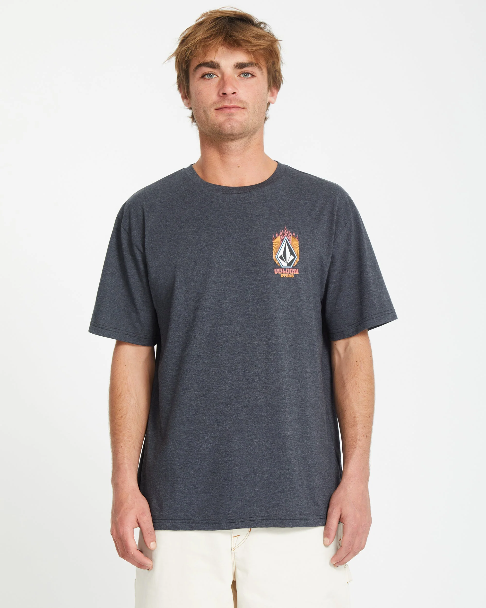 T-shirt Draggin Stone - HEATHER BLACK - Image 2