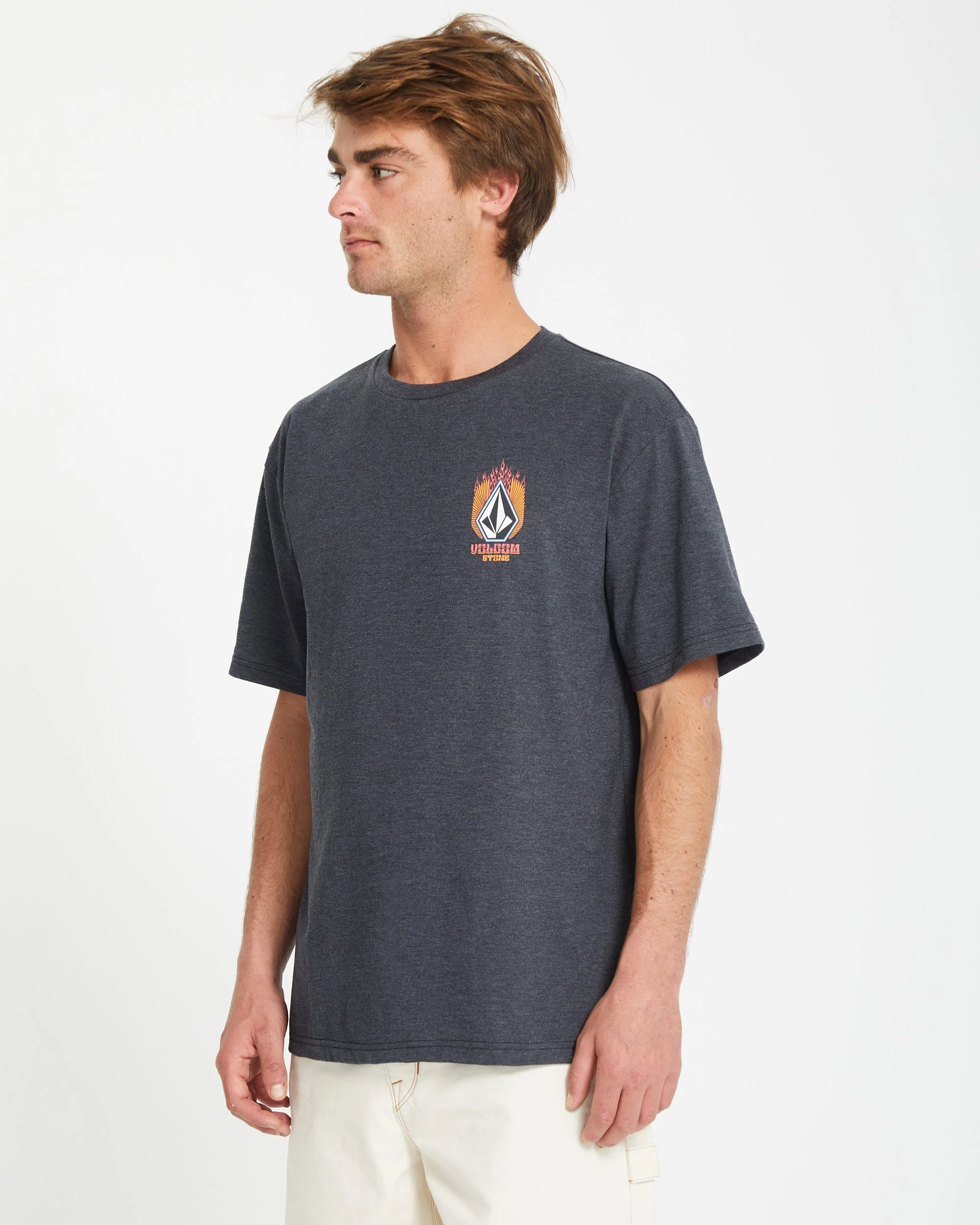 T-shirt Draggin Stone - HEATHER BLACK - Image 6
